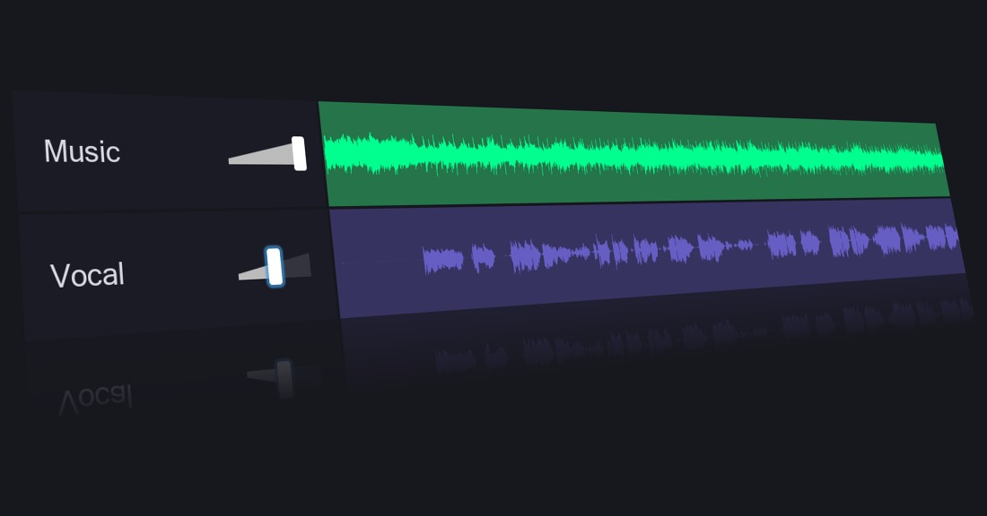 Vocal Remover is an AI that removes vocals from songs and turns them into karaoke versions.  (vocal remover)