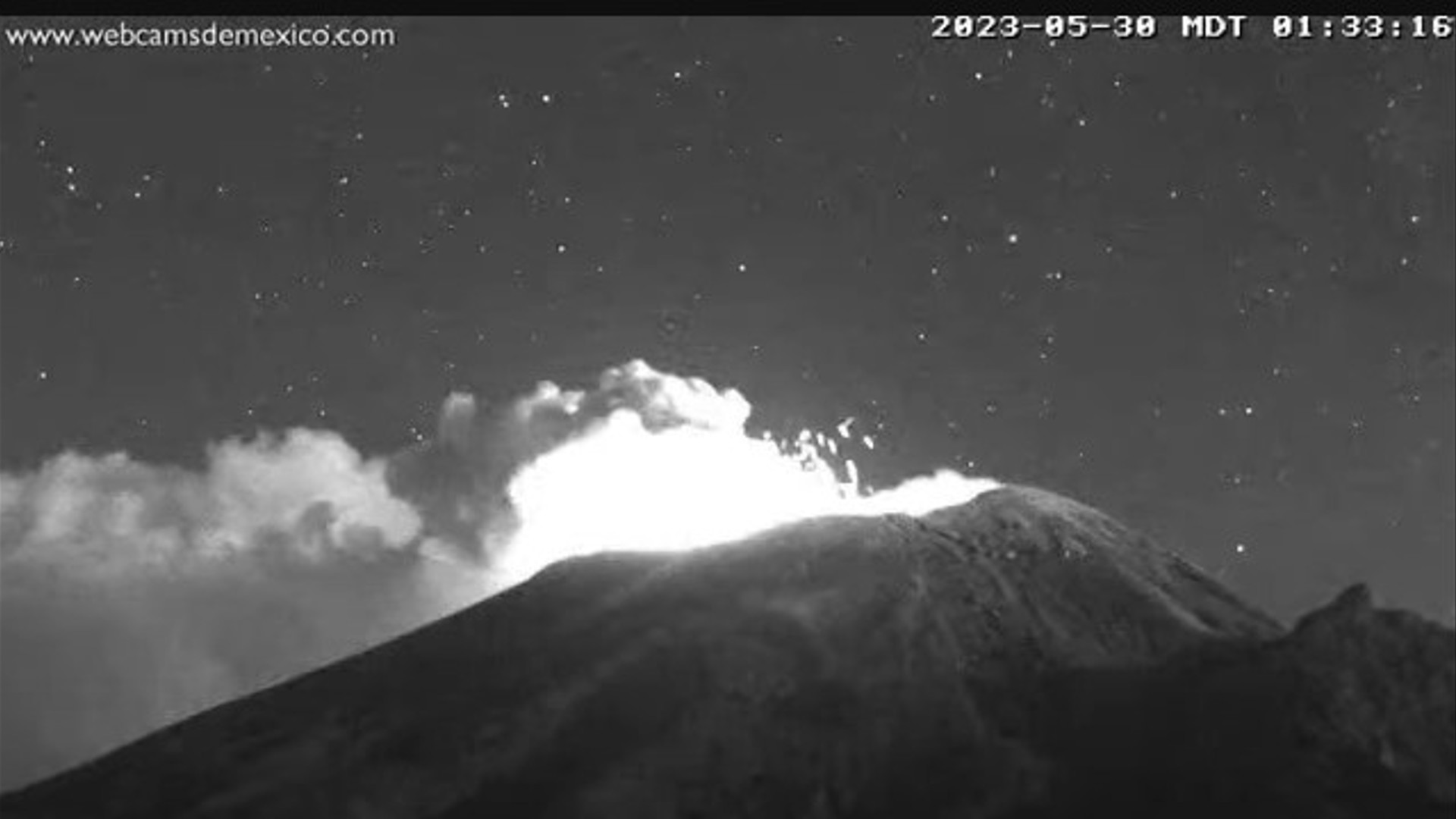 Volcán Popocatépetl hoy 30 de mayo: Don Goyo expulsó material incandescente desde las primeras horas del día