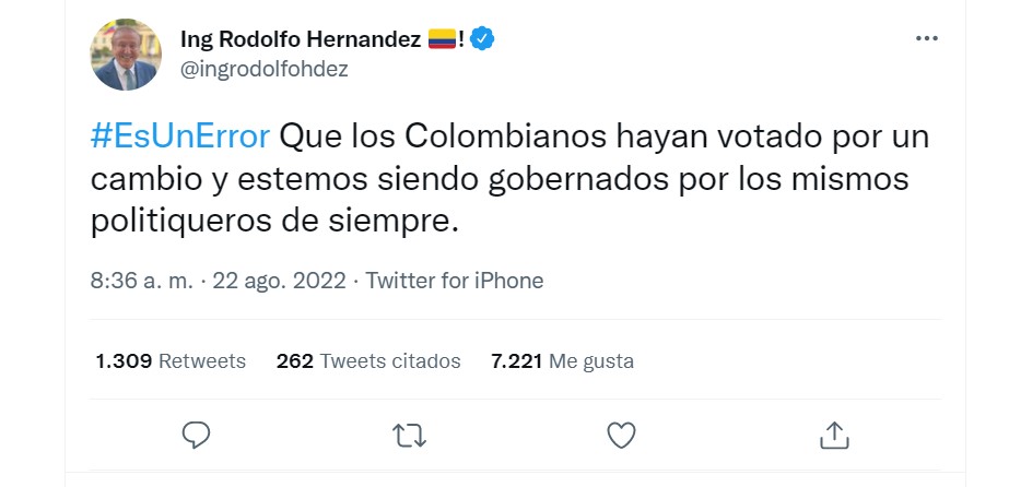 Hernández / Twitter