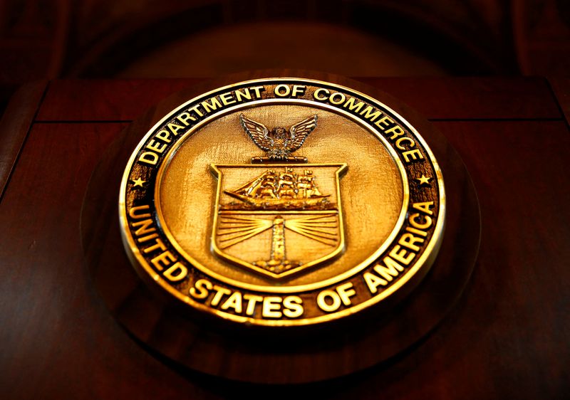 The seal of the Department of Commerce in Washington, DC, United States