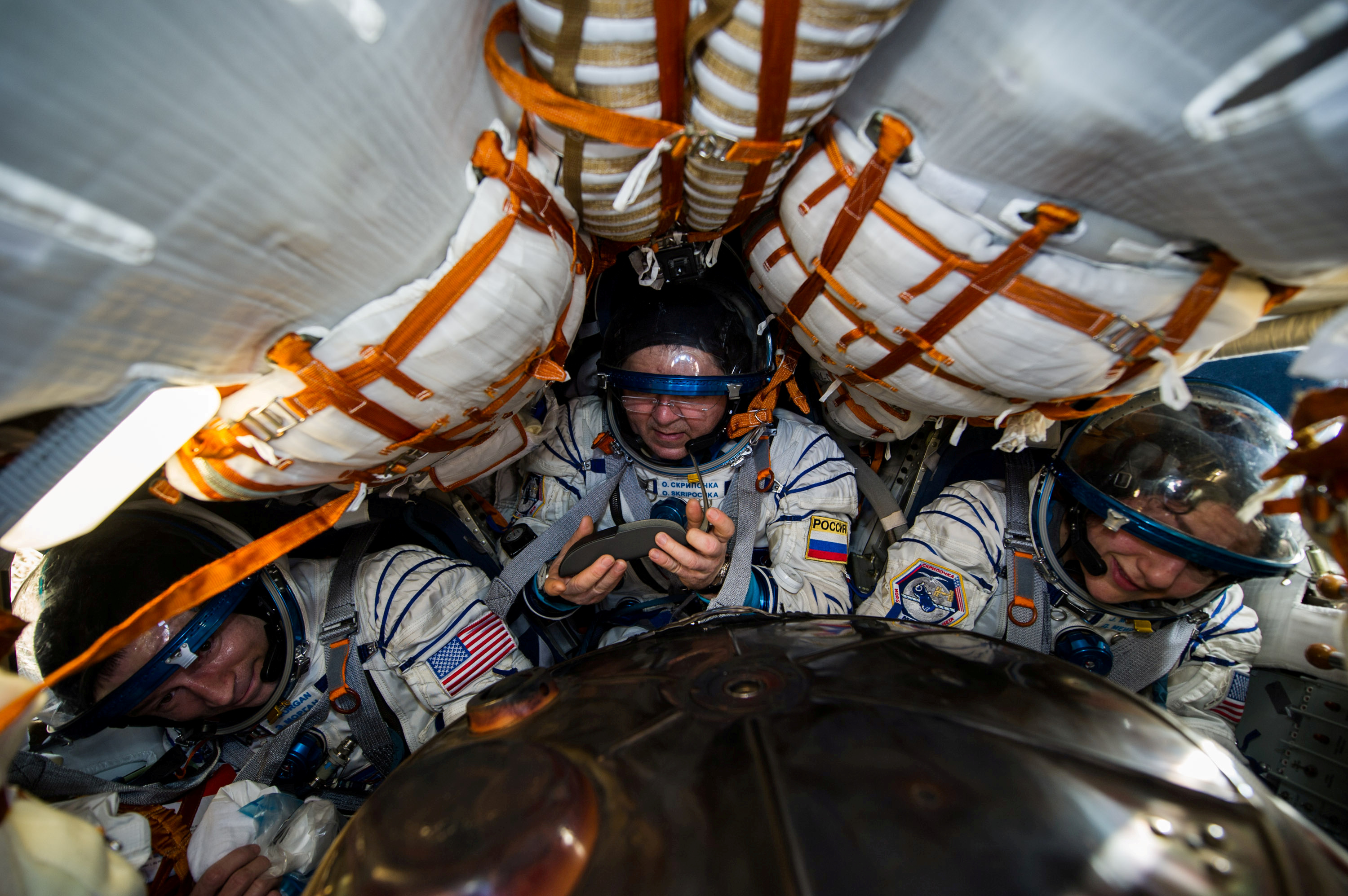 Soyuz MS-15 space capsule lands near Zhezkazgan