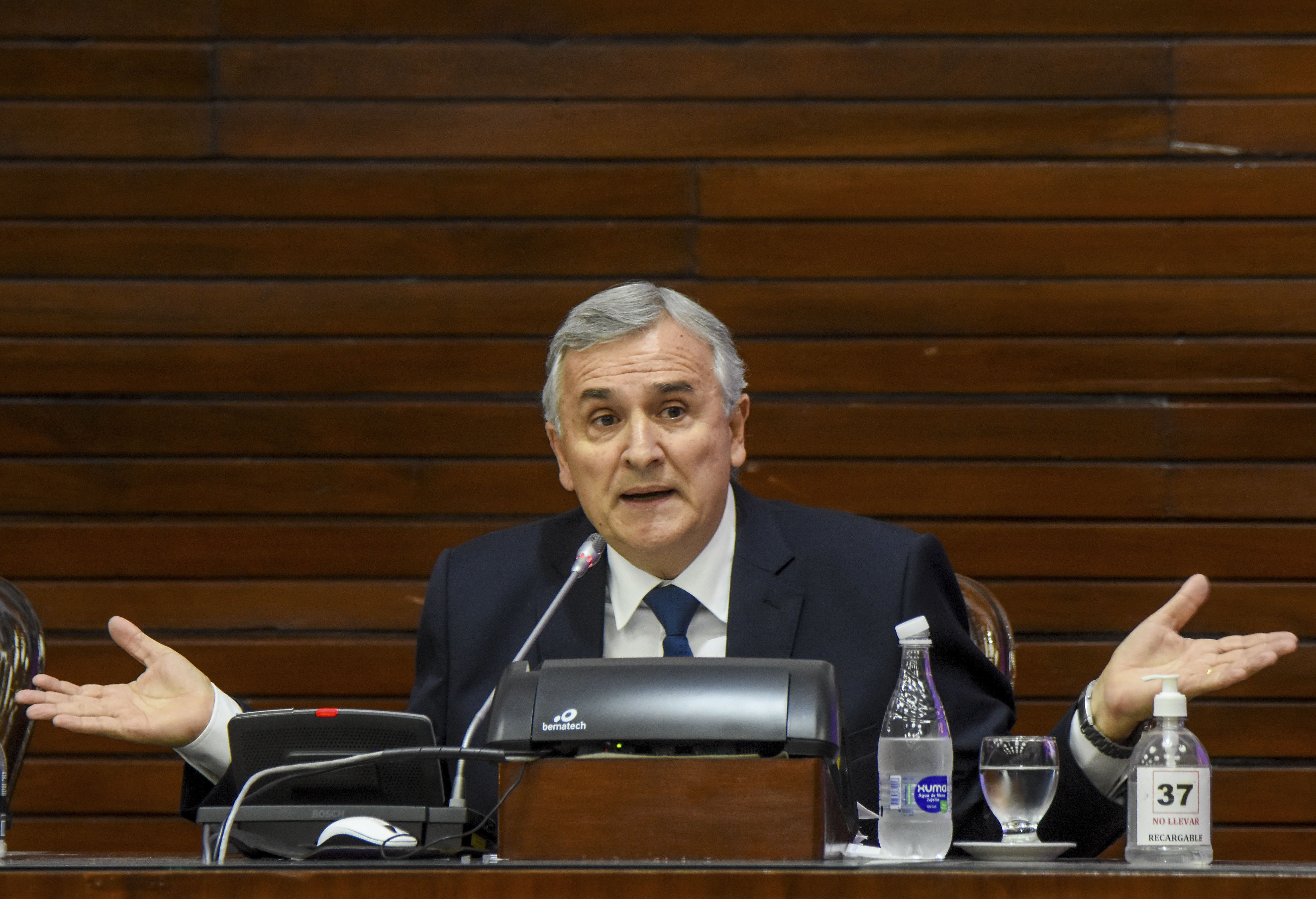 Gerardo Morales reveló que le llamó la atención el planteo de María Eugenia Vidal y que pudo haber sido un pedido de Mauricio Macri (Foto: Télam)