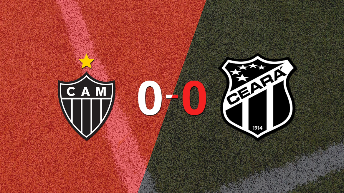 No hubo goles en el empate entre Atlético Mineiro y Ceará