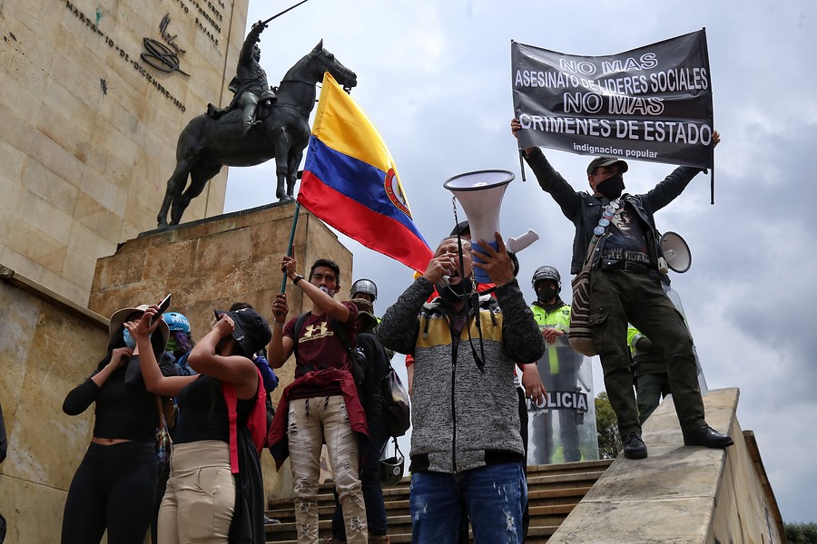 Así avanzó el quinto día de manifestaciones en Colombia