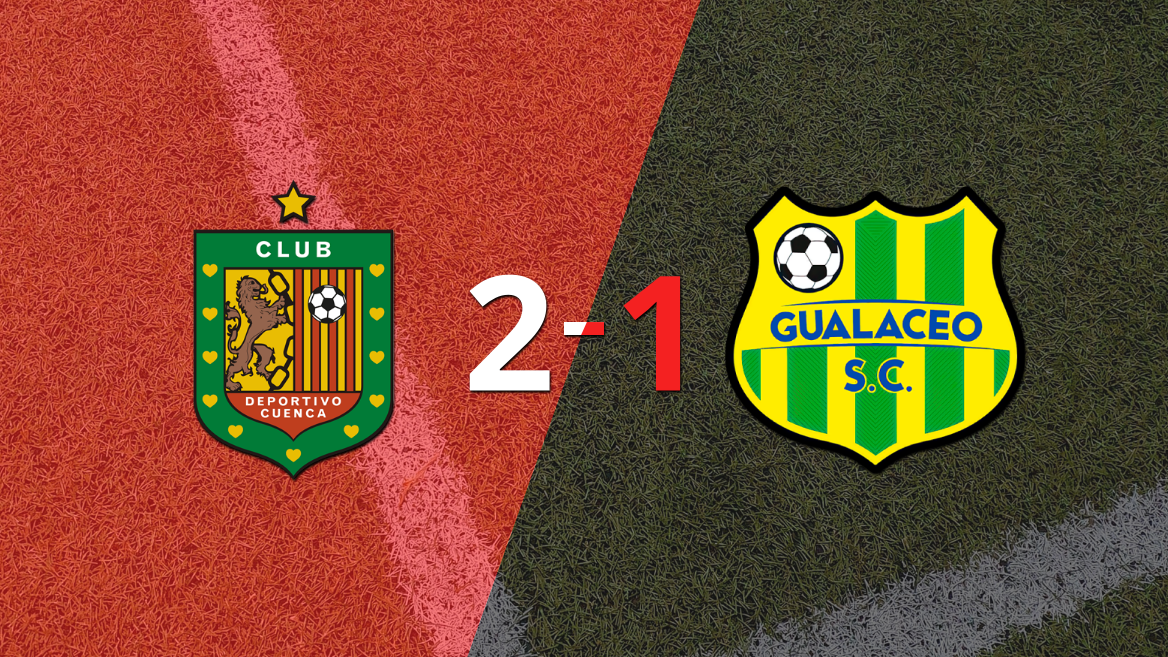 Con la mínima diferencia, Deportivo Cuenca venció a Gualaceo por 2 a 1