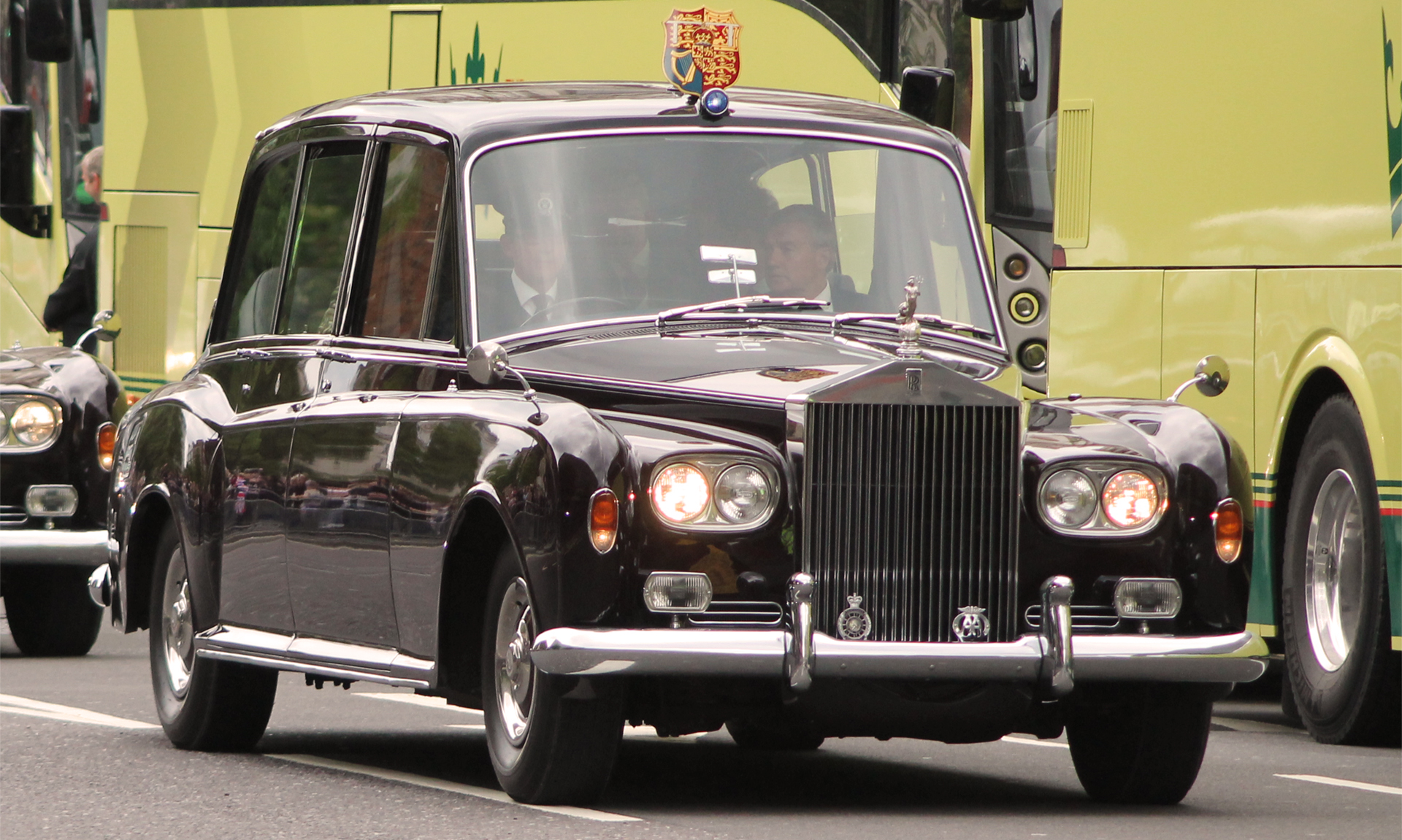 Este auto fue utlizado también para llevar a Kate a su casamiento con el príncipe William en 2011