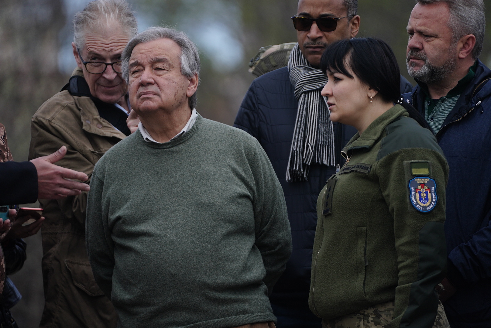 Antonio Guterres en Ucrania (Foto: Franco Fafasuli)