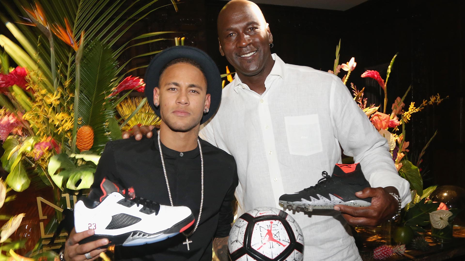Neymar visitó Nueva York en junio de 2016 para presentar un calzado con la marca Jordan de Nike (Foto: Gettyimages)