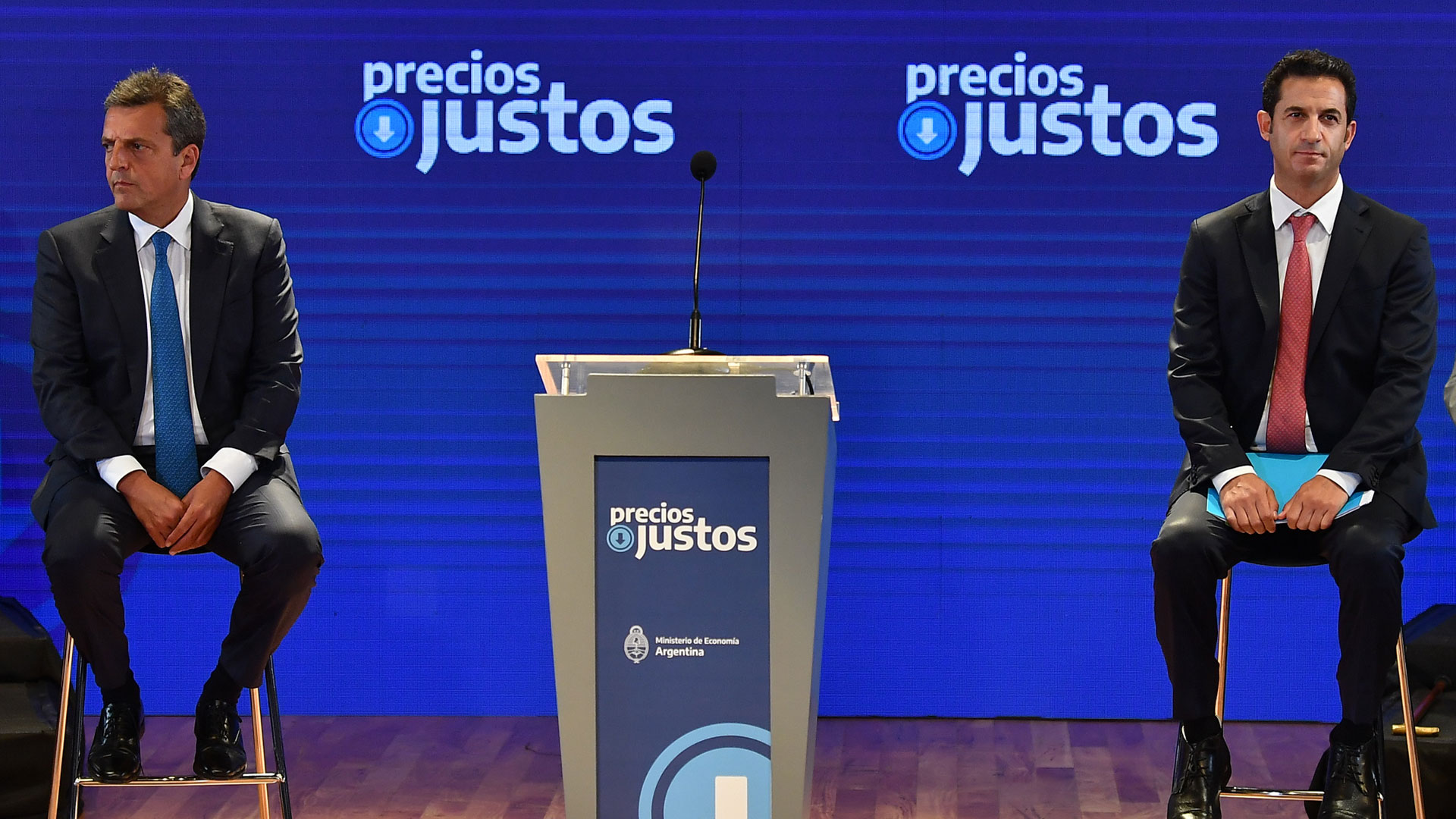 El ministro Massa y el secretario Tombolini(Maximiliano Luna)