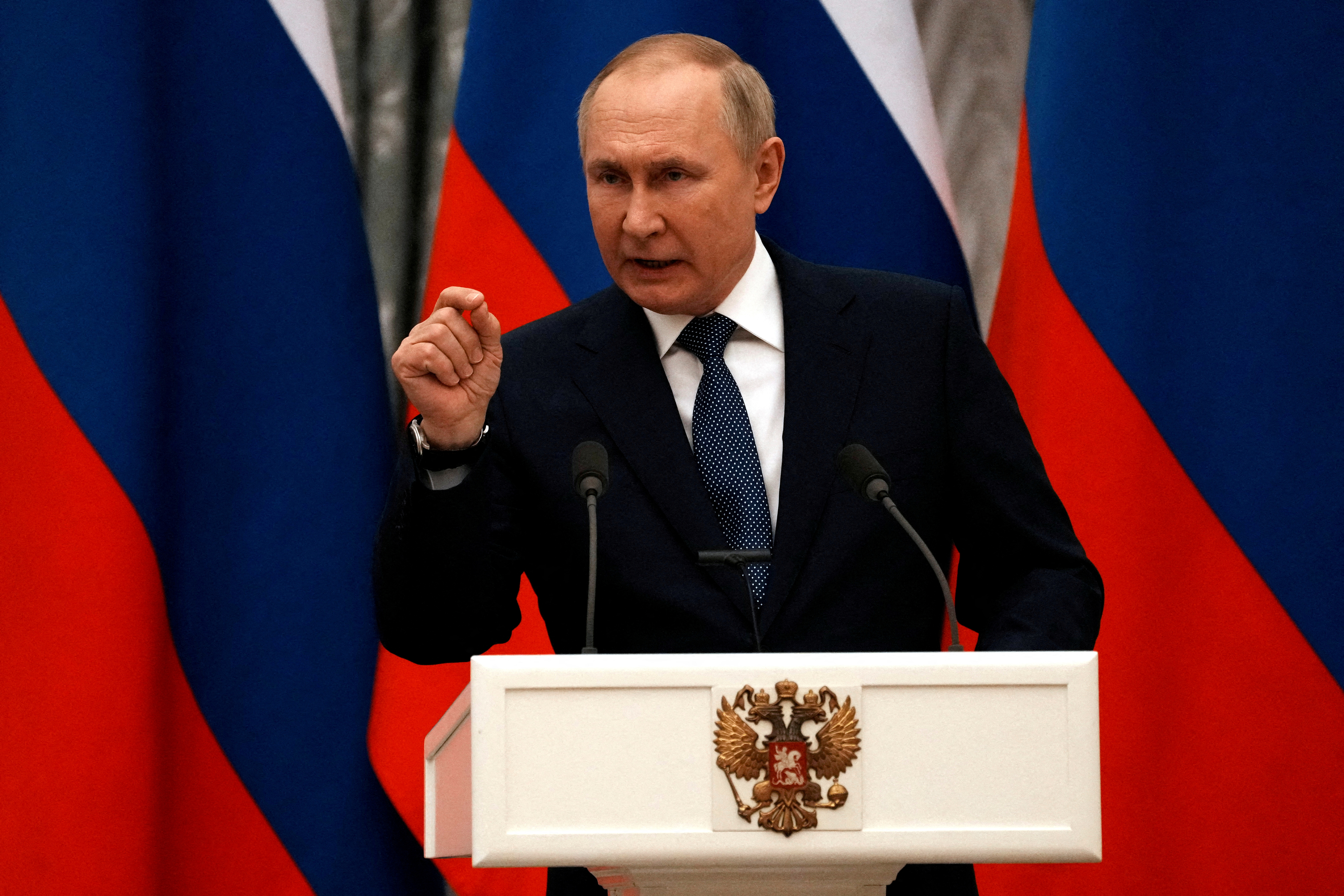 Vladimir Putin, señalado como responsable de la crisis (Reuters)