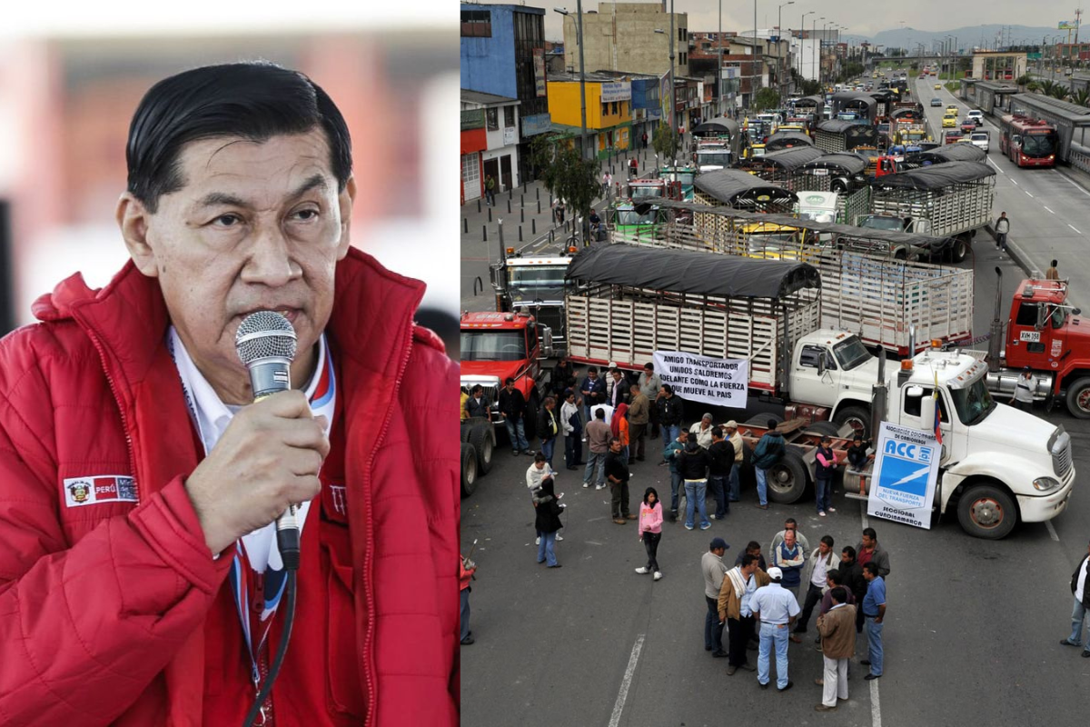 Suspensión del paro de transportistas fue anunciada por el ministro Juan Barranzuela.