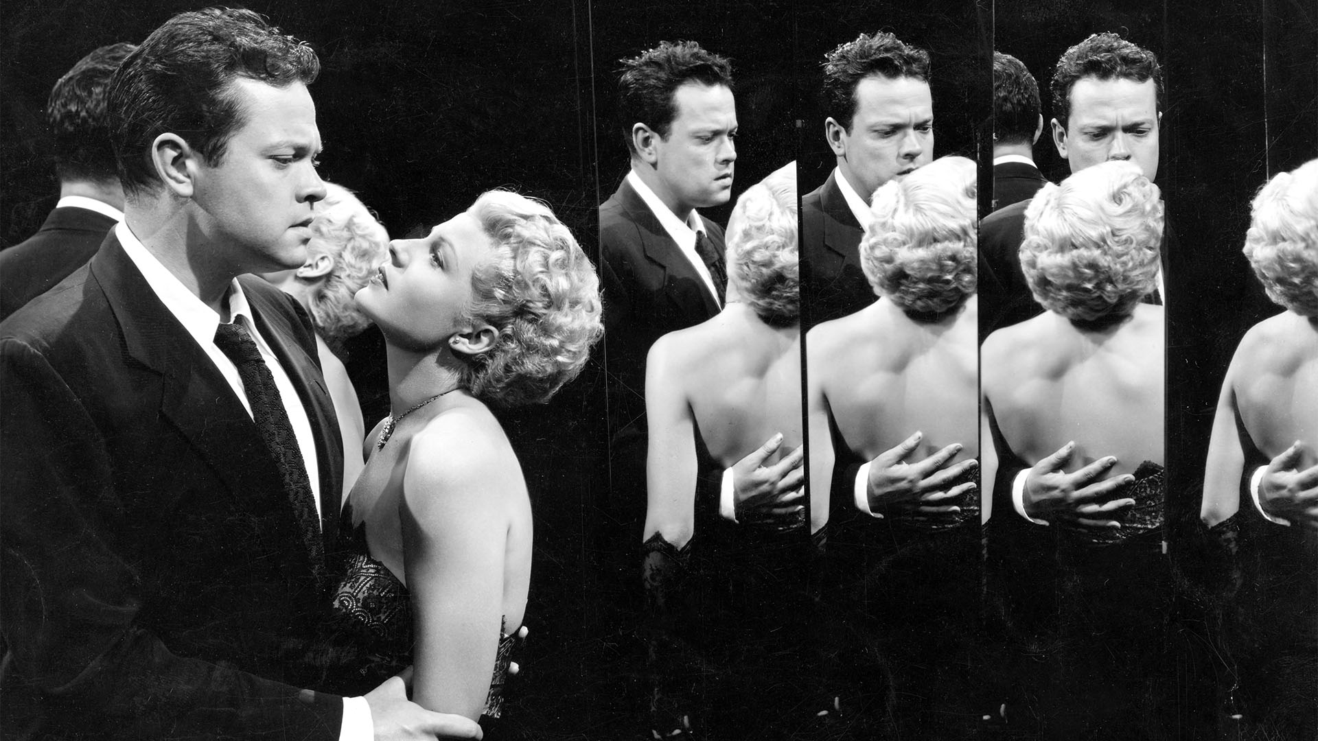 Orson Welles protagonizó con Rita Hayworth "La dama de Shanghái". La actriz en ese momento ya era su esposa (George Rinhart/Corbis vía Getty Images)
