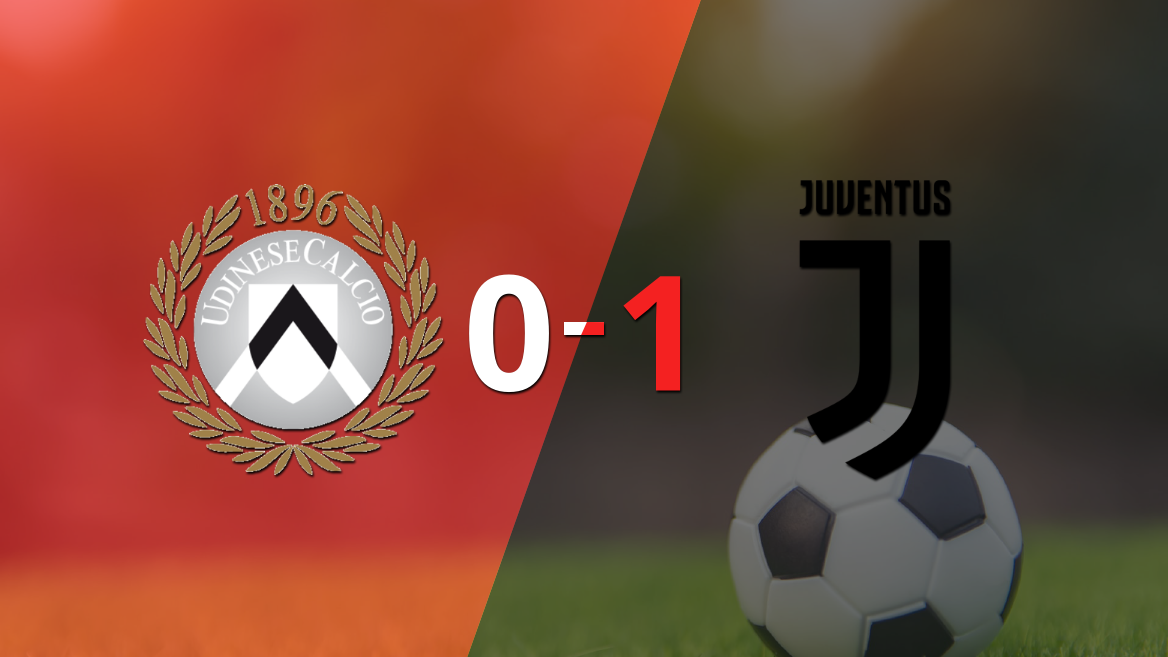A Juventus no le sobró nada, pero venció a Udinese en su casa por 1 a 0