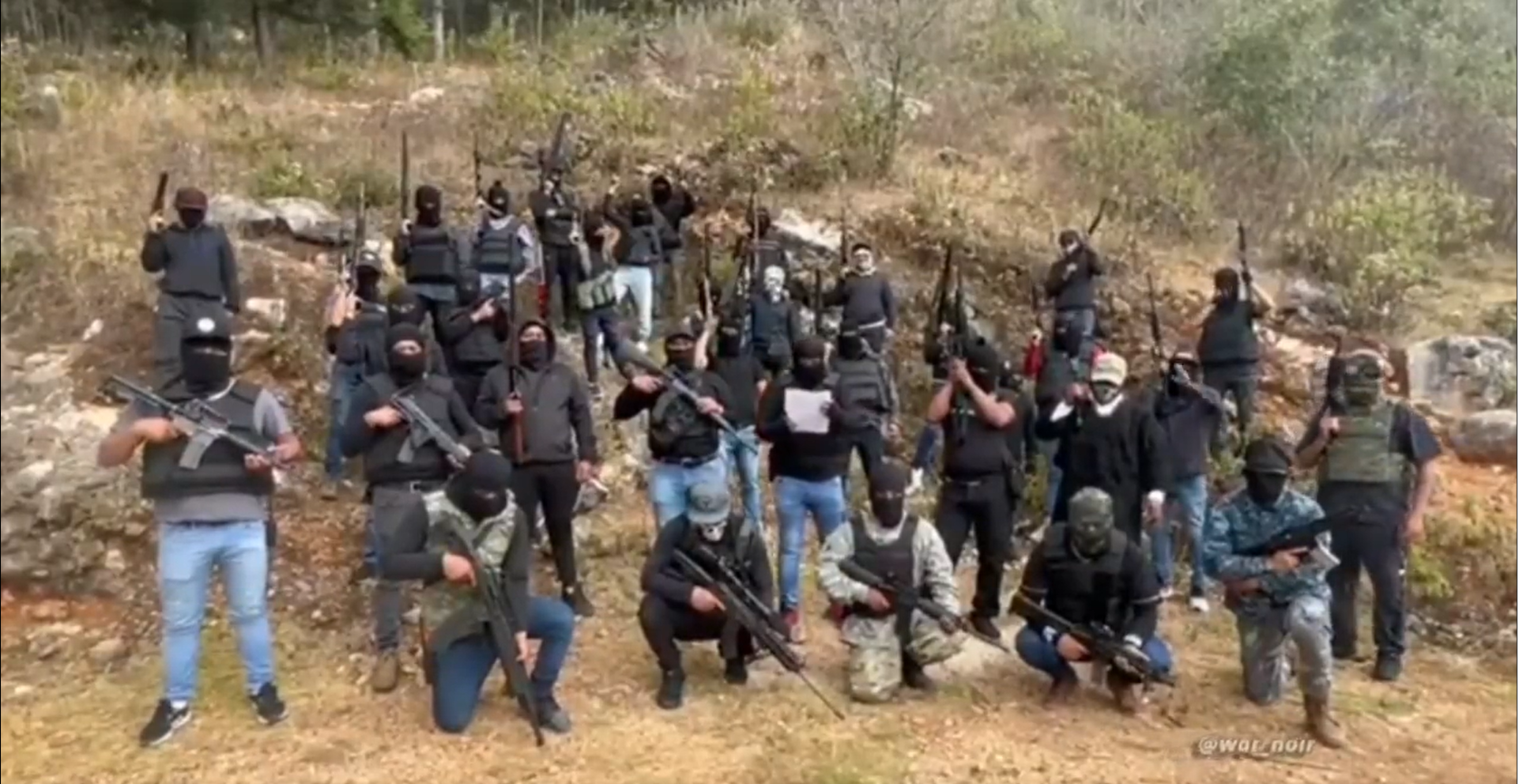 An alleged self-defense group reported that it is going against the CJNG and pointed to an alleged ringleader (Photo: screenshot/Twitter/@war_noir)