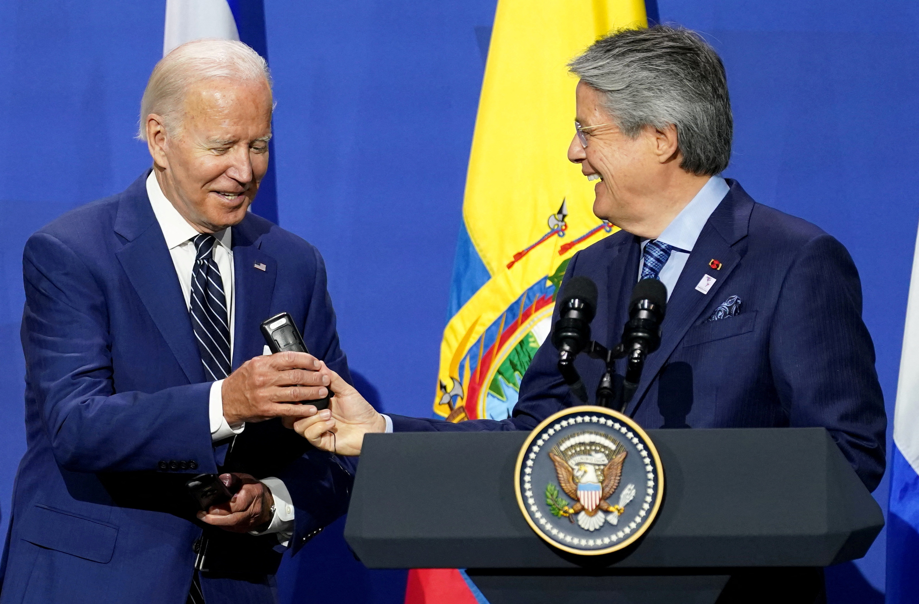 Guillermo Lasso propondrá a Joe Biden un tratado de libre comercio entre Ecuador y Estados Unidos - Infobae