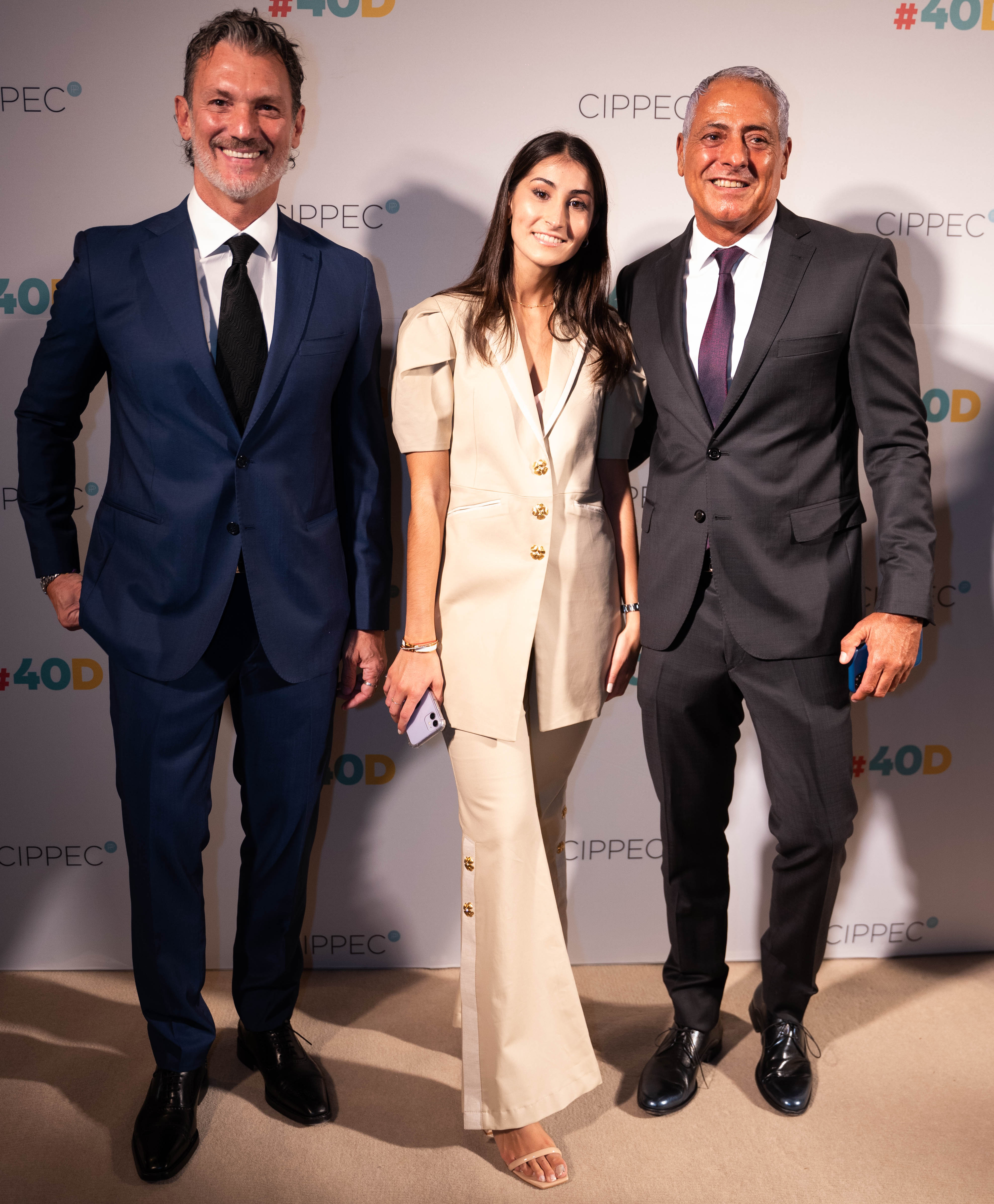 Leo Mateu junto a Miguel Zarzur (Zarzur Investment) y su hija Valentina 
