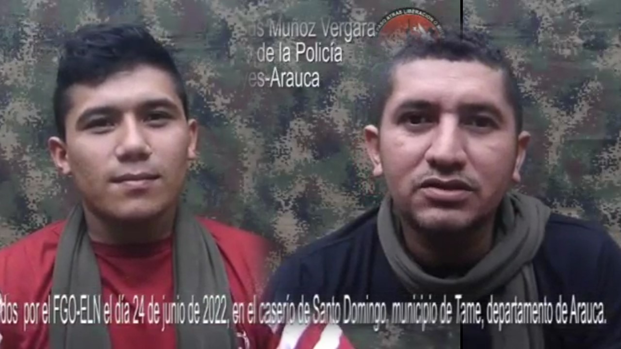 Prueba de supervivencia de patrullero Mario de Jesús Muñoz Vergara y soldado profesional Milton Alexander Moreno Duarte.