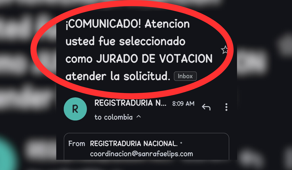 Suplantan a la Registraduría Nacional de Colombia sobre los jurados de  votación - Infobae