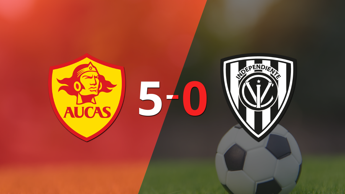 Aucas golea 5-0 como local a Independiente del Valle