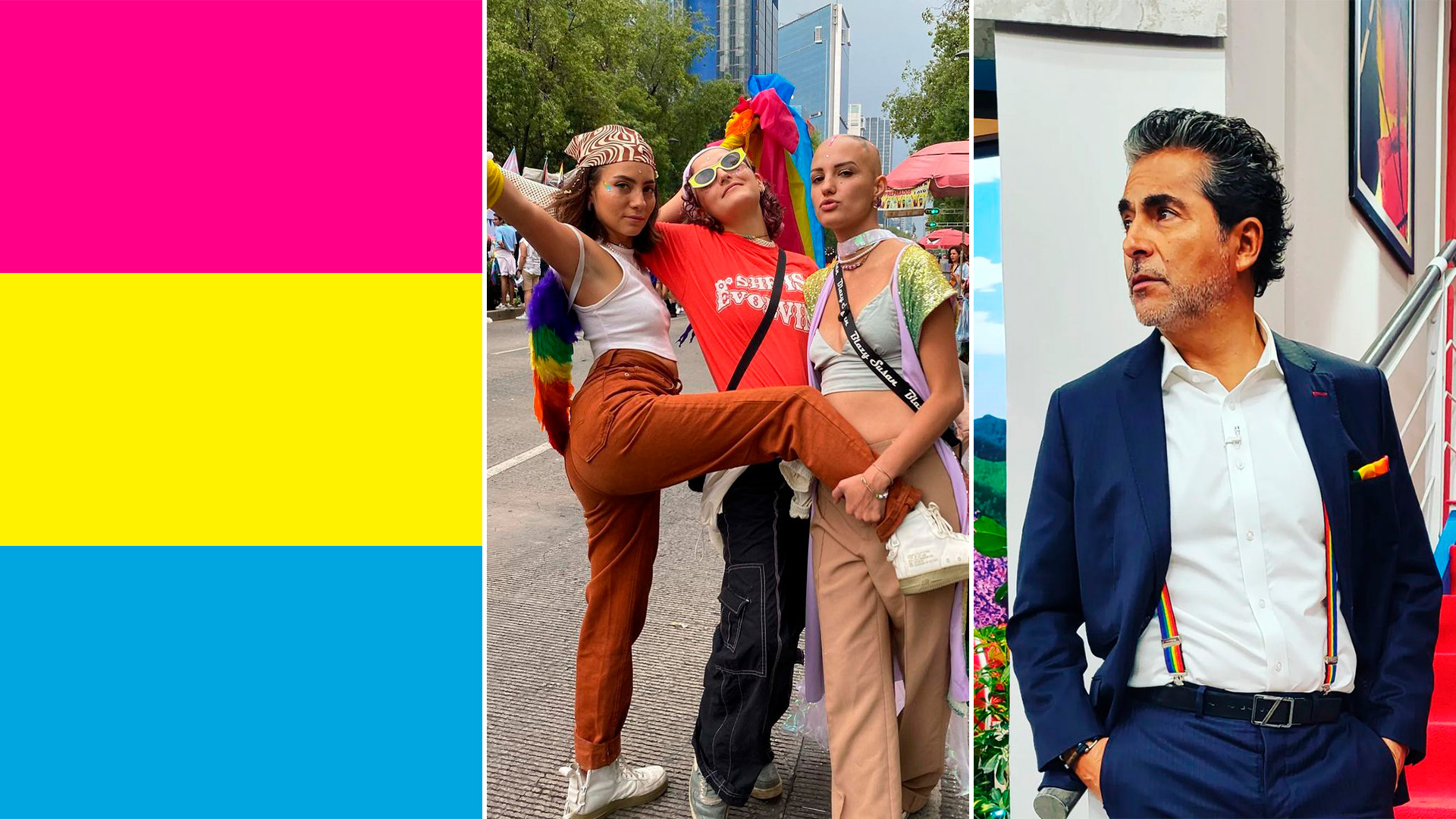Camila Araiza dejó ver que se identifica con la orientación pansexual (Foto: Getty Images Ig/@camilaaraiza Ig/@negroaraiza)