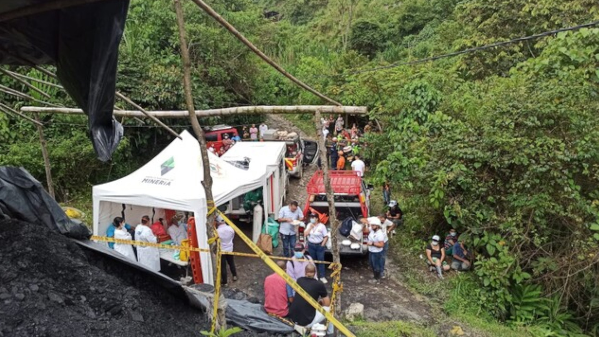 Imagen de referencia de un rescate minero en Antioquia. Foto: Colprensa