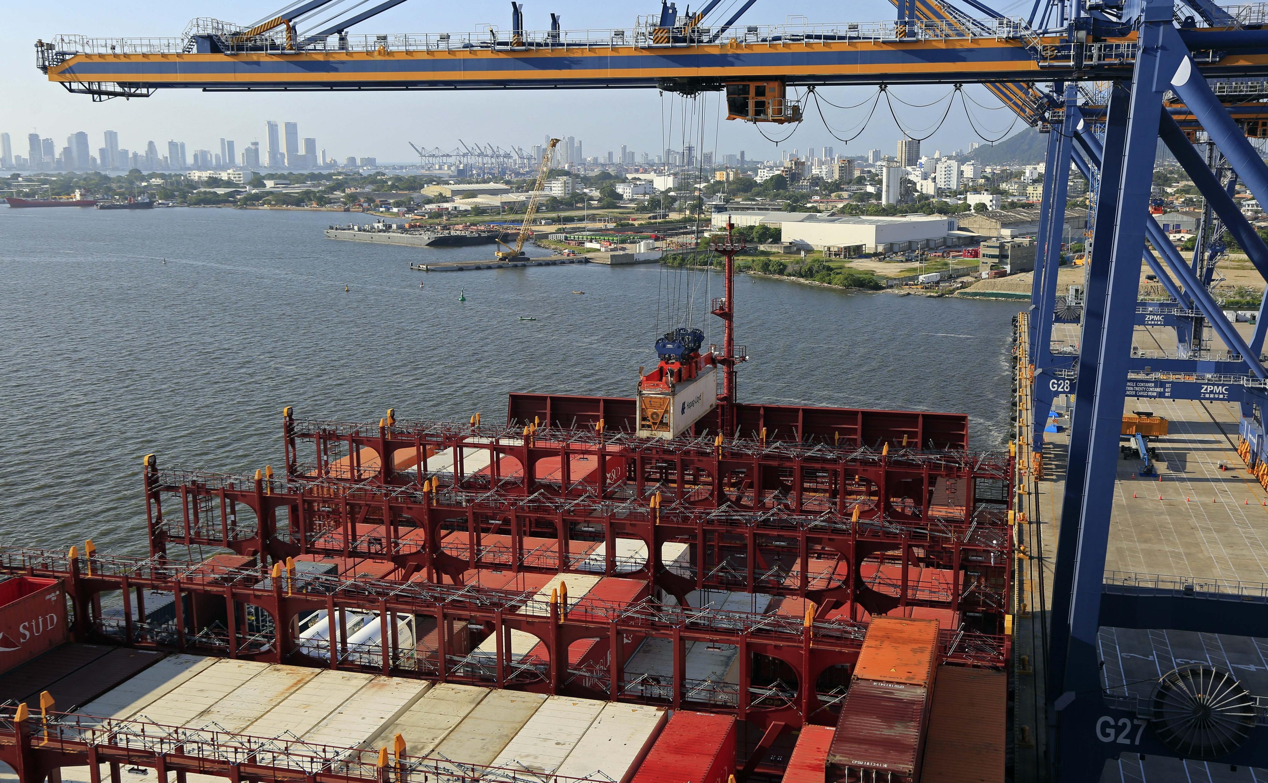 El 90% de la carga del mundo se mueve por transporte marítimo y en contenedores.  EFE/Ricardo Maldonado/Archivo
