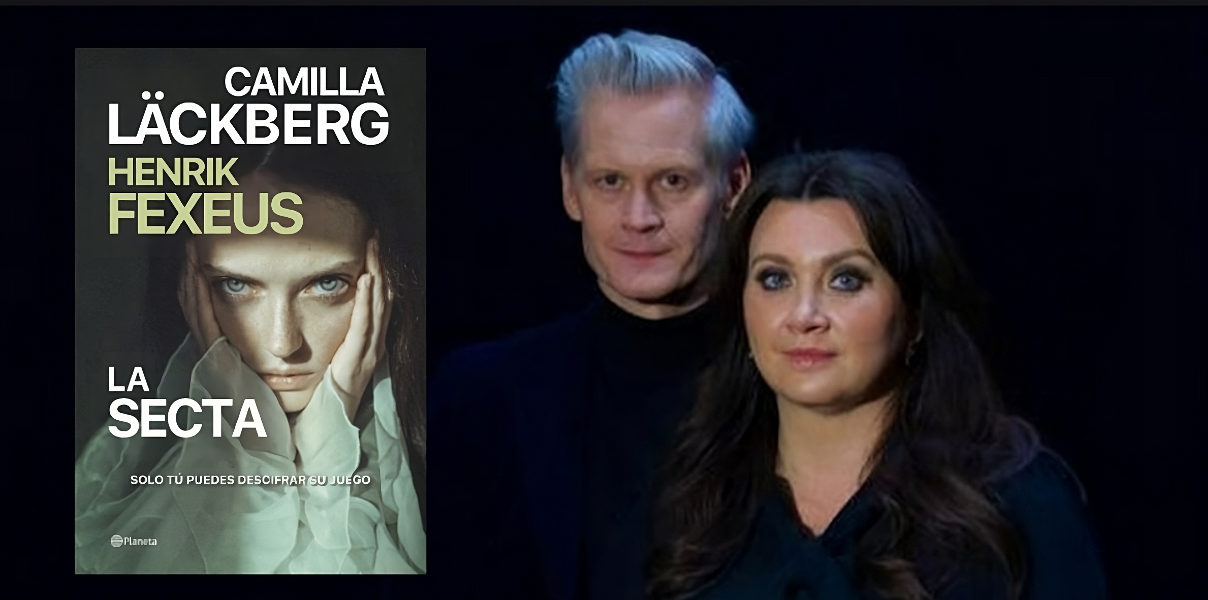 Camilla Läckberg y Henrik Fexeus presentan el segundo libro de la saga de Vincent Walder y Mina Dabiri
