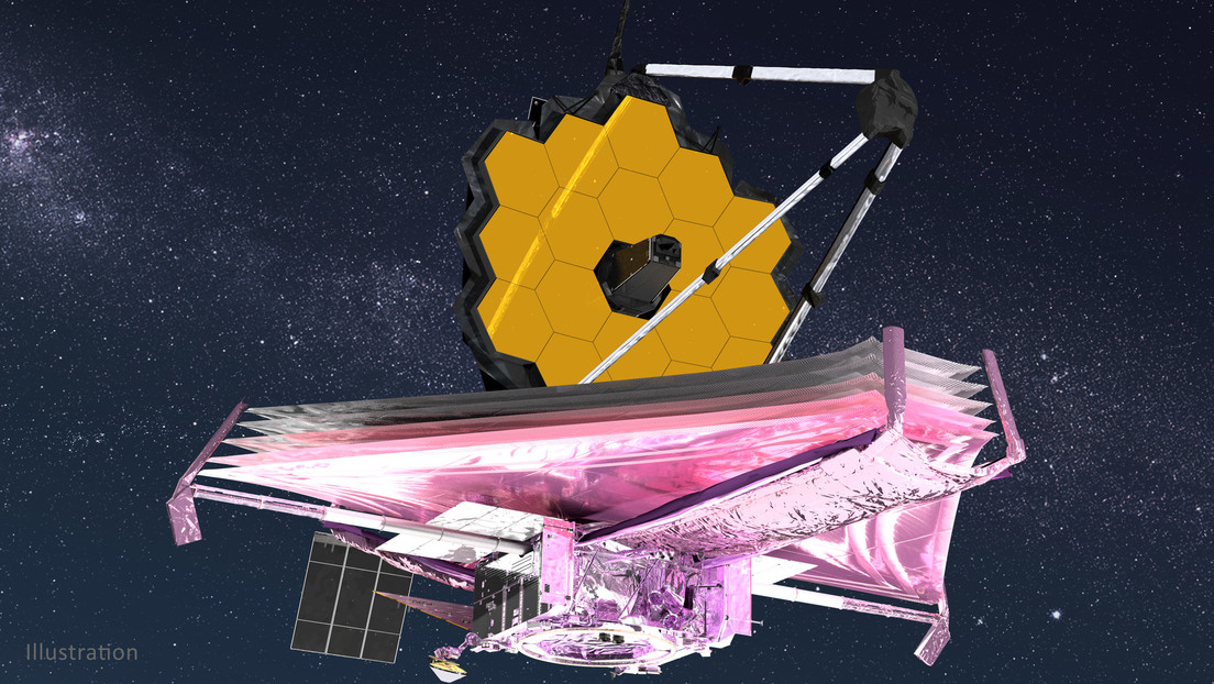Ilustración del telescopio James Webb. (foto: NASA)