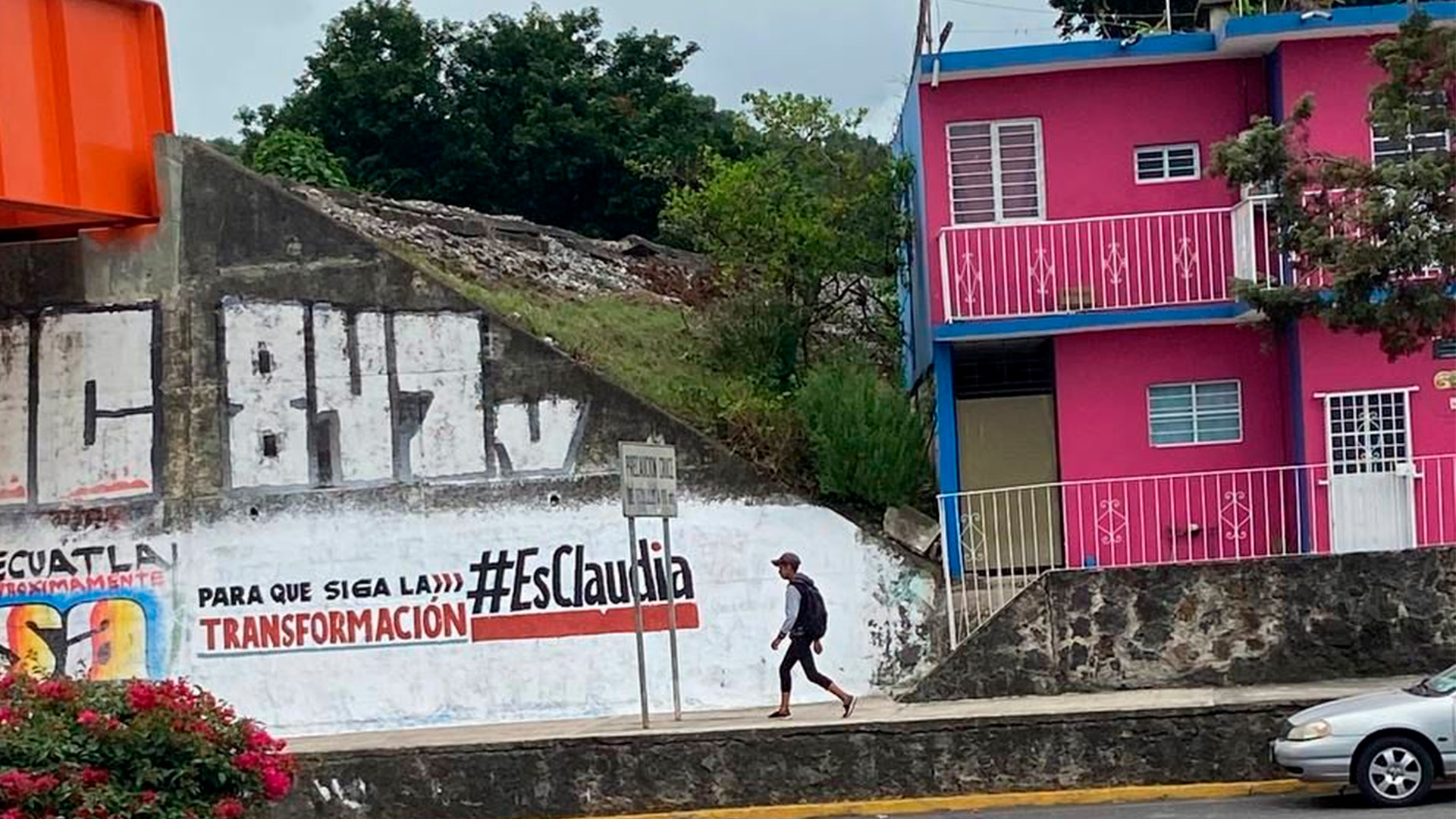 La campaña Es Claudia se ha detectado en varios estados de la República. FOTO: Cortesía