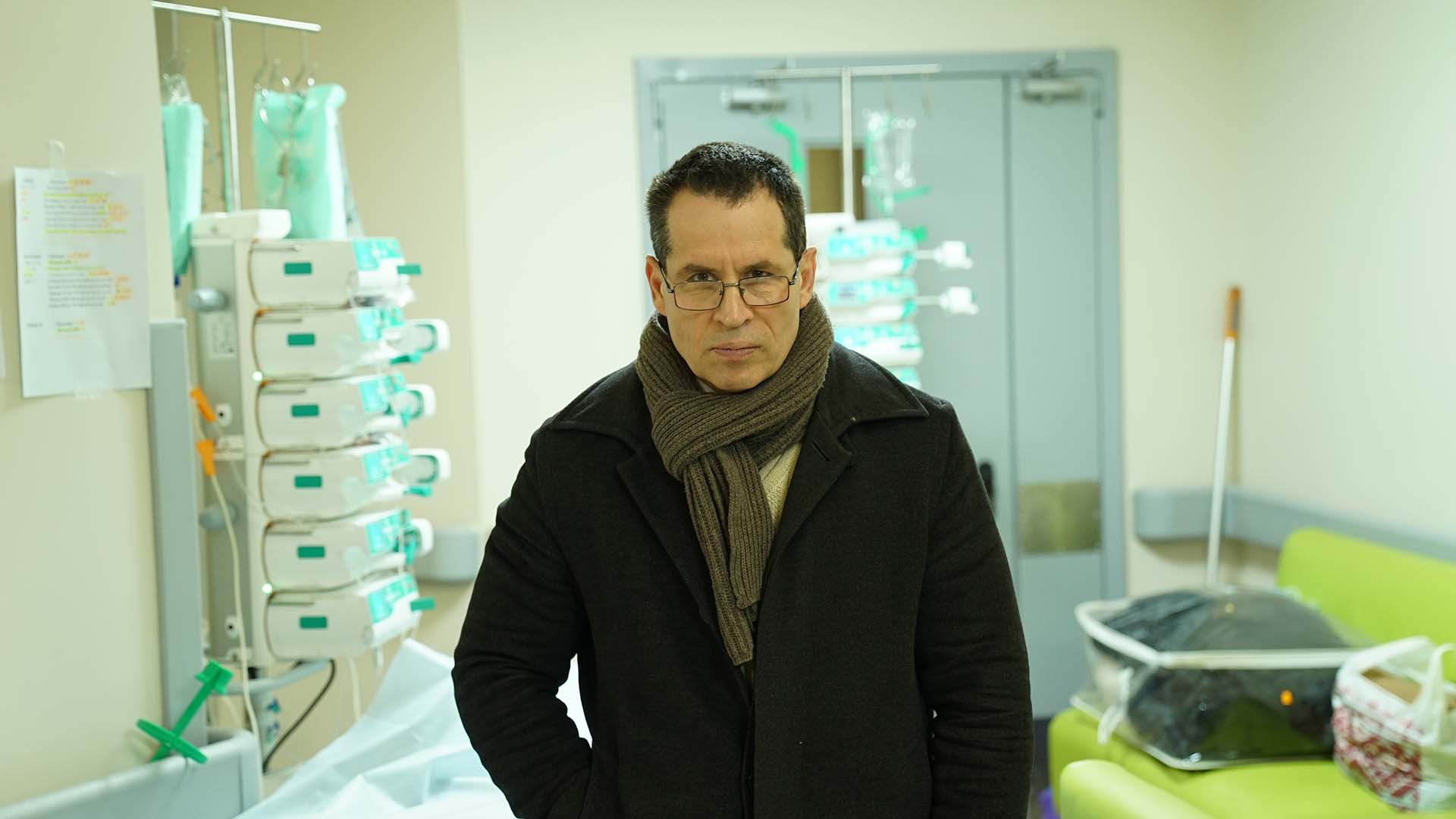 Vladimir Zhovnir, el director del hospital infantil de Kiev