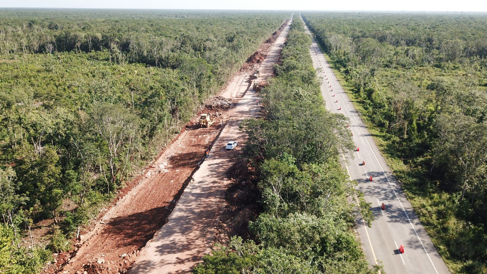 construcción tren Maya (Foto: Cuartoscuro)
