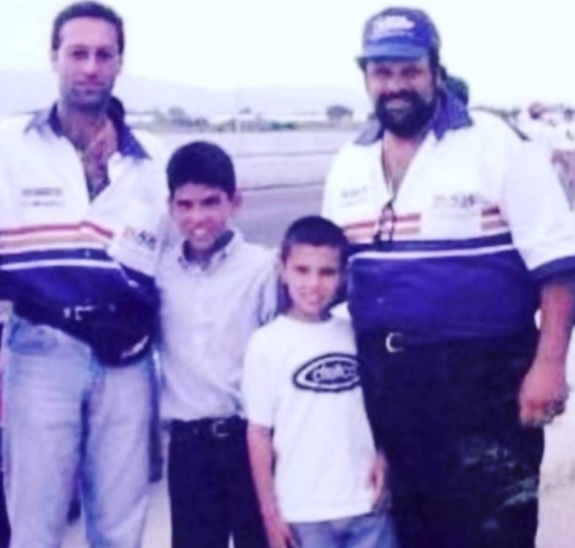 Checo Pérez conoció a los Slim cuando tenía apenas siete años de edad, en el Autódromo de Toluquilla en Guadalajara, Jalisco. Foto: Instagram Antonio Pérez