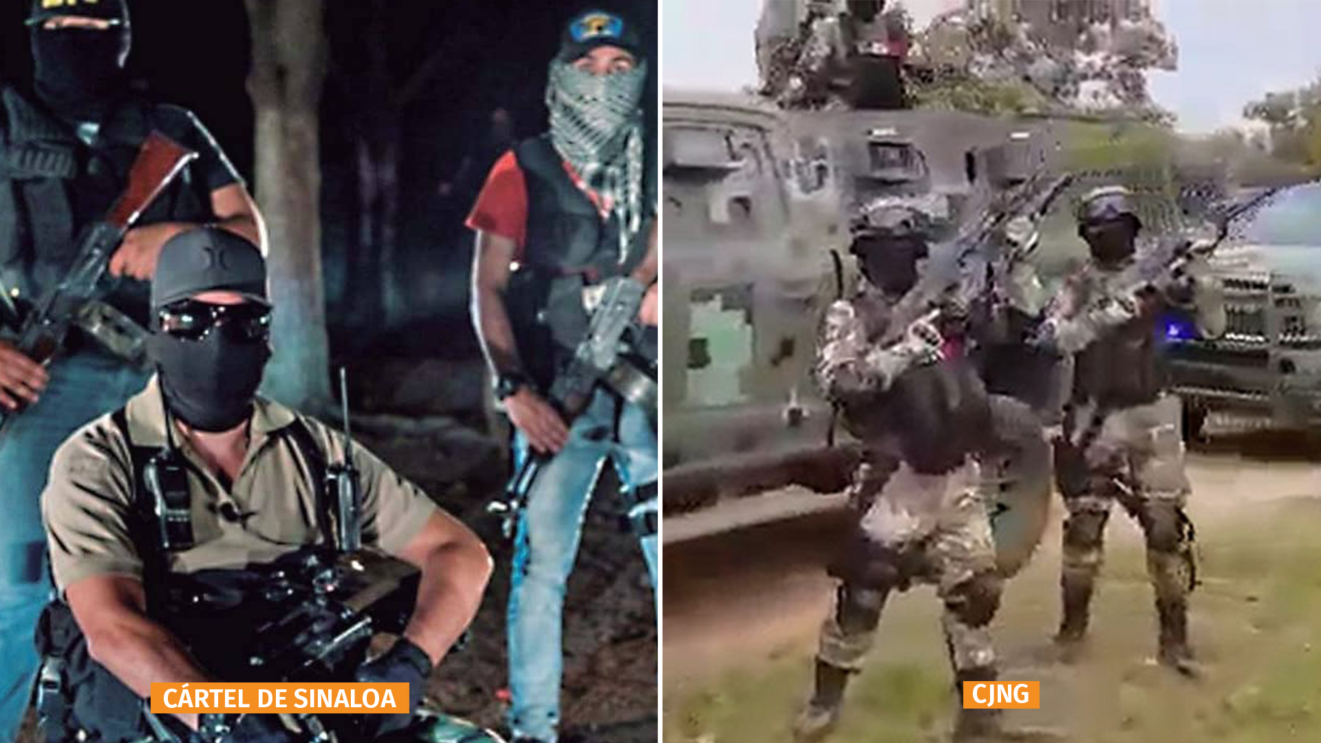 El Cártel de Sinaloa y el CJNG son los principales grupos narcotraficantes en México (Foto: Especial)