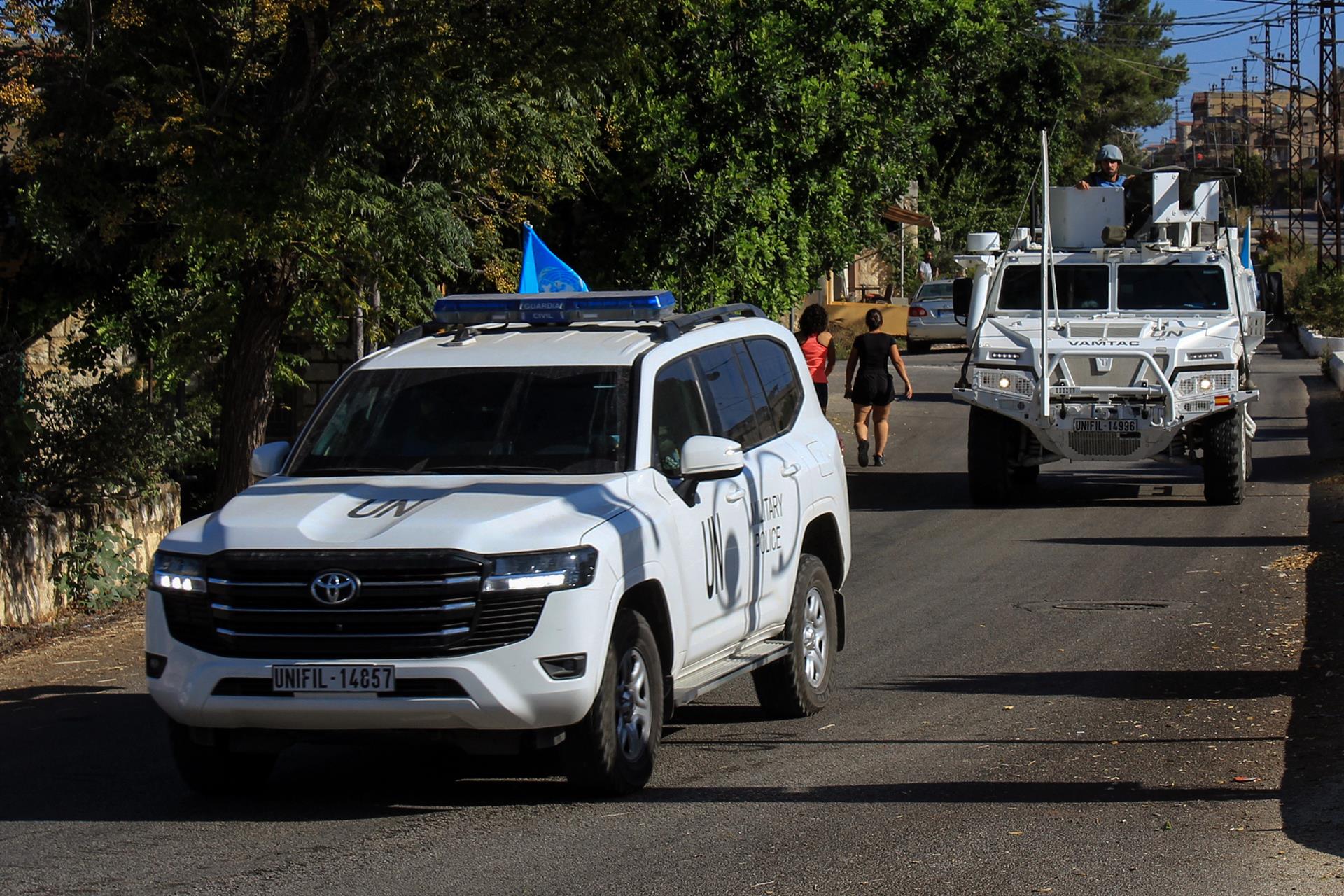 Un miembro de las fuerzas de paz de la ONU muri&oacute; y dos resultan heridos en el sur de L&iacute;bano