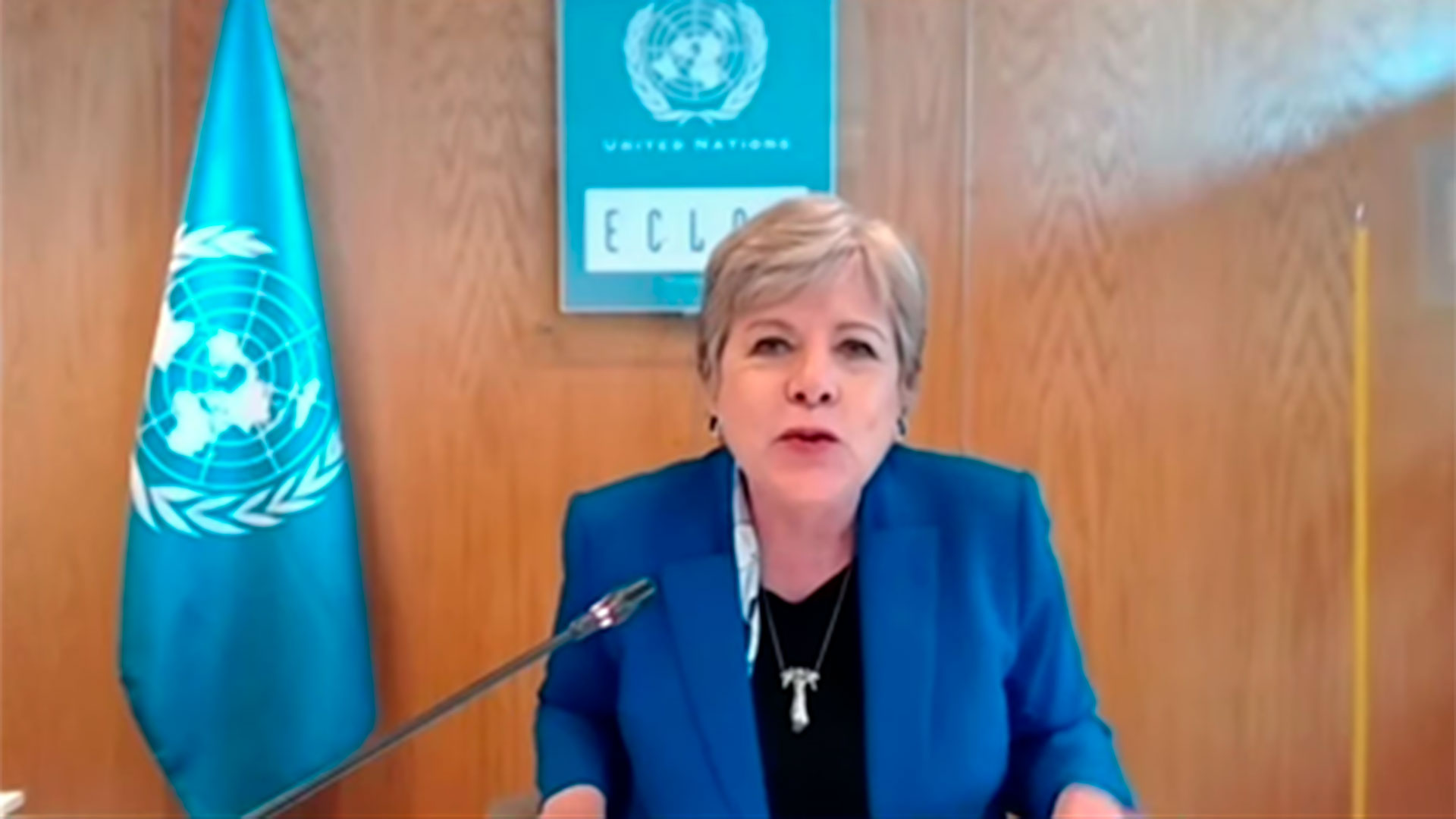Alicia Barcena, secretaria ejecutiva de la Cepal