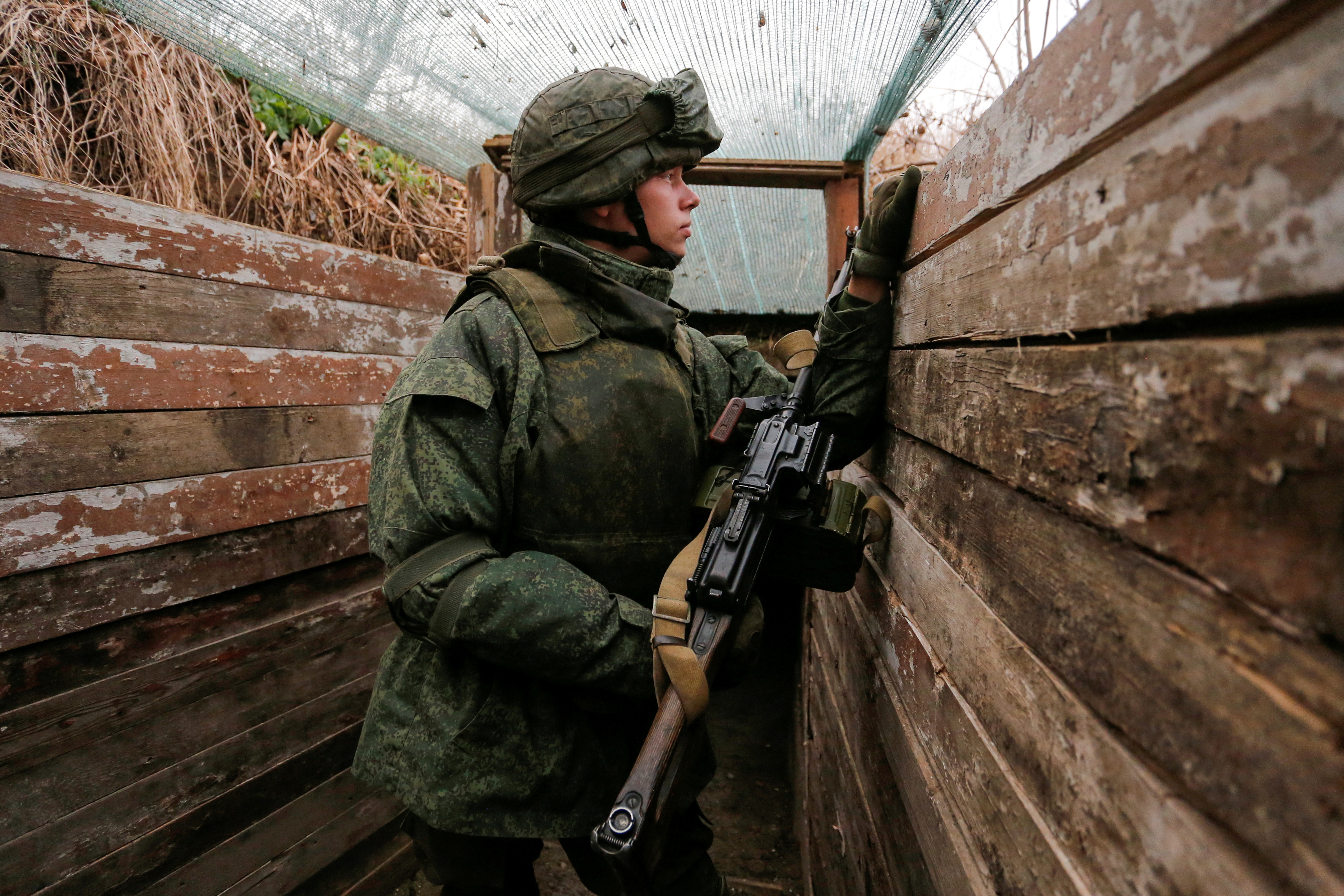 Una acción militar no se ve lejos desde Donbass, en las fronteras de Ucrania. La tensión se incrementa luego de la advertencia de la OTAN de haber puesto las fuerzas aliadas en "estado de alerta".