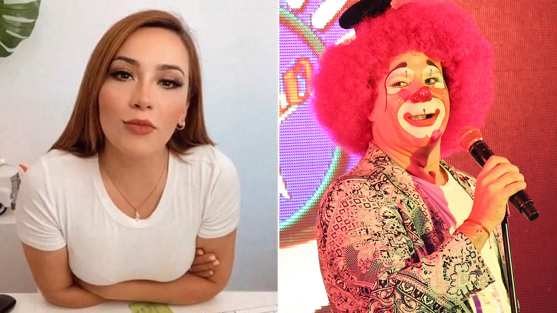 The young woman was 20 years old when she started working with the clown (Photos: Instagram/@gabbytamez, Gettyimages)
