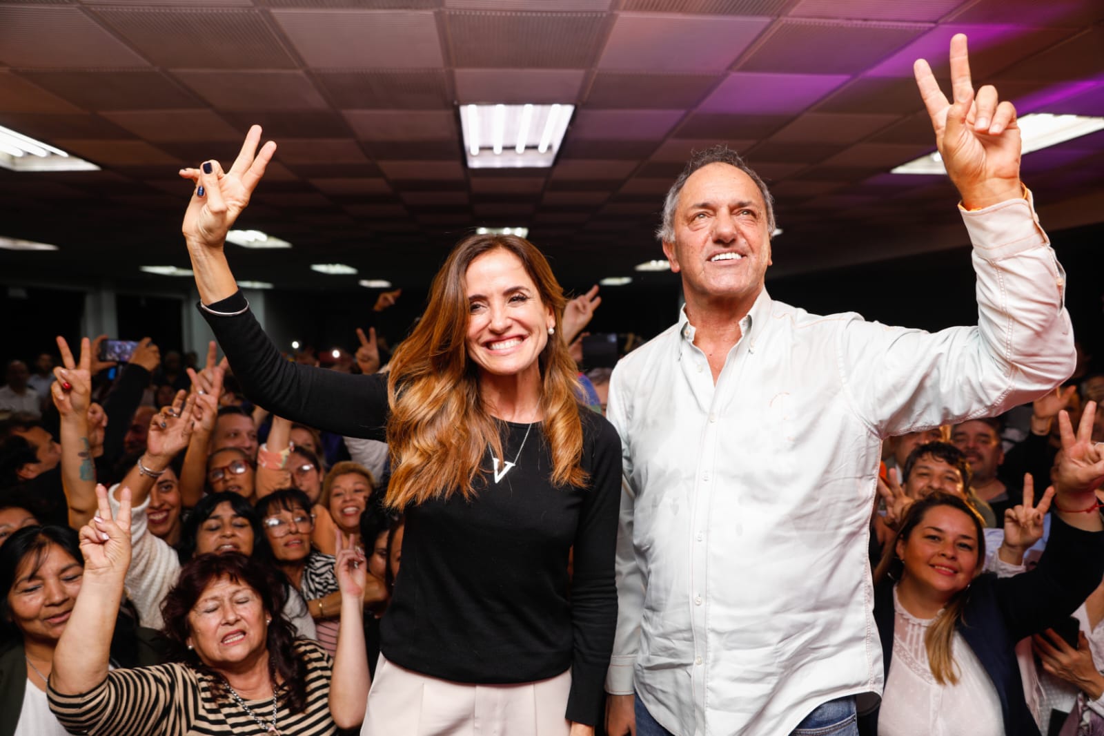Daniel Scioli y Victoria Tolosa Paz aceleraron el armado electoral y construyen sus candidaturas haciendo base en Buenos Aires 