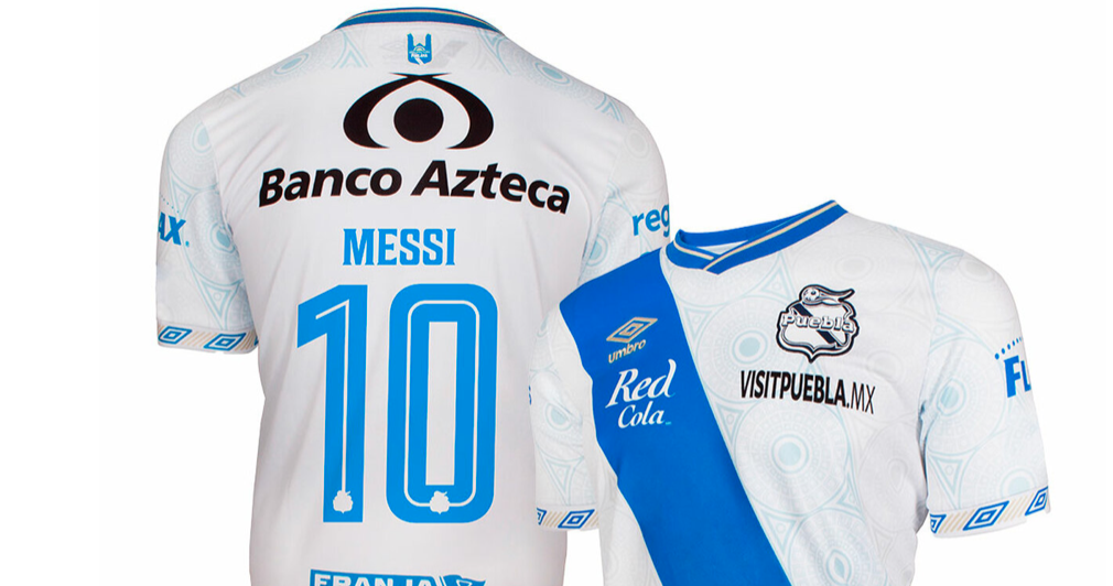 El club Puebla hizo la playera de Messi para “recibirlo” en la Liga MX y la  puso a la venta - Infobae