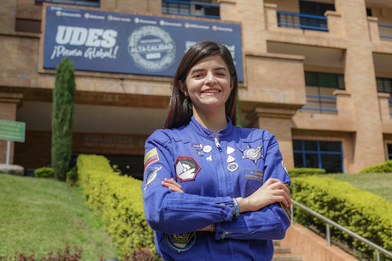 Giovanna Ramírez, conocida por ser "astronauta análoga". Foto: Universidad de Santander