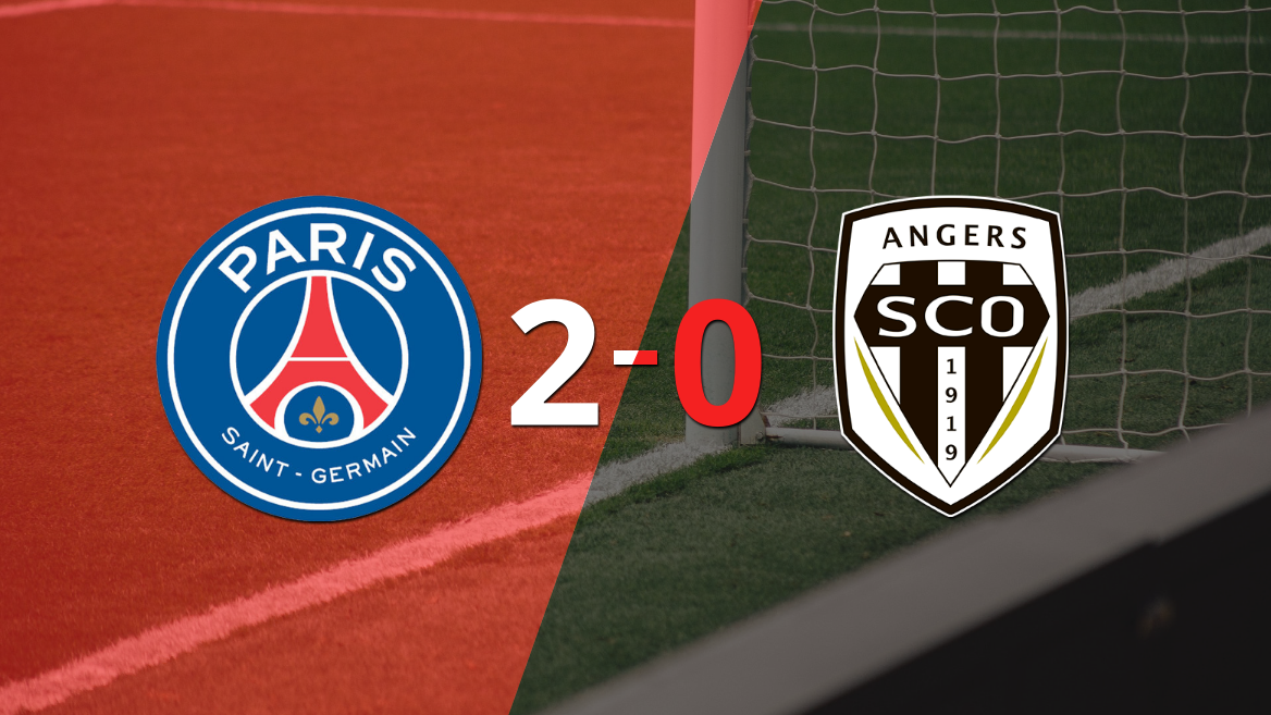 Angers cayó 2-0 en su visita a PSG