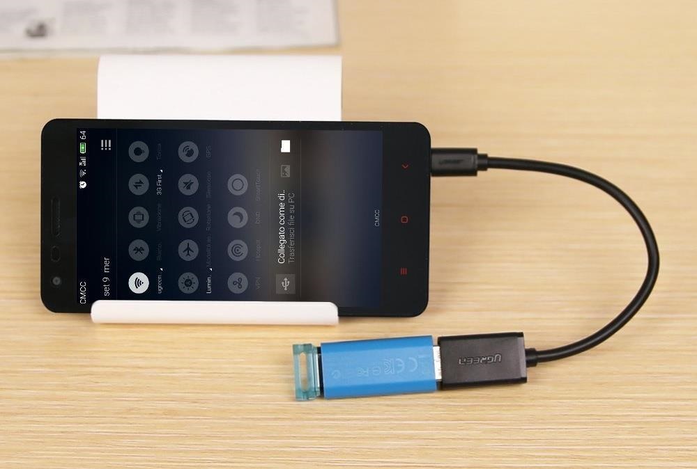 Таким образом, вы можете получить доступ к содержимому USB-накопителя со своего мобильного телефона.