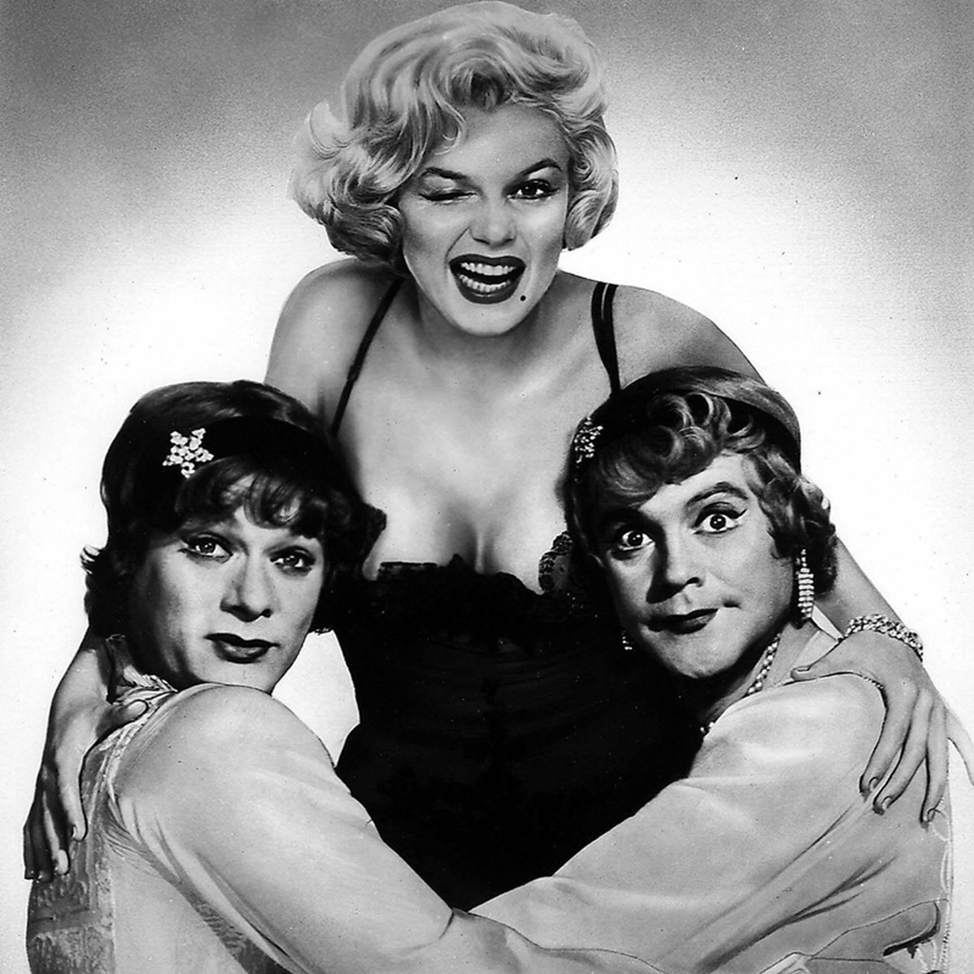     Marilyn Monroe, Curtis y Jack Lemon