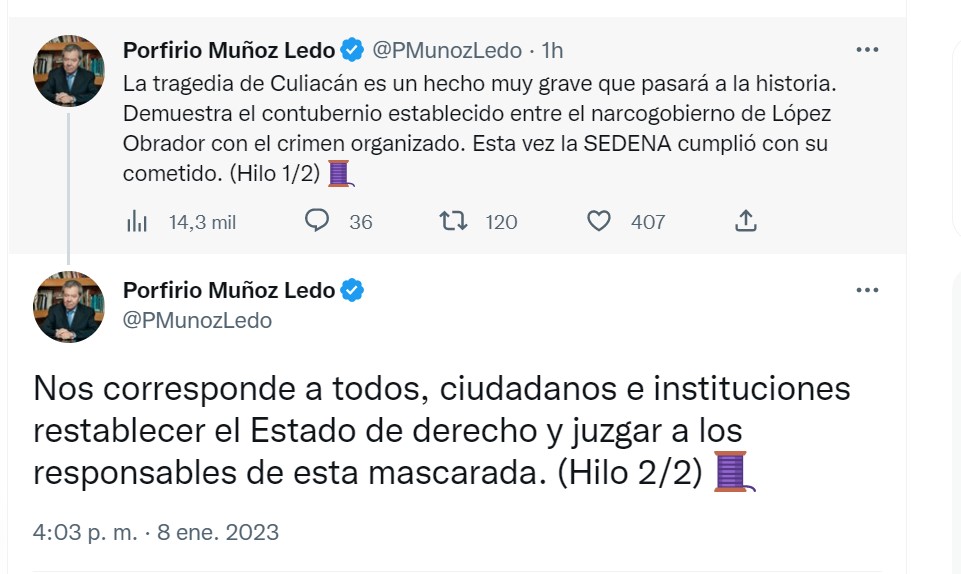 Porfirio Muñoz Ledo (Twitter/capture)