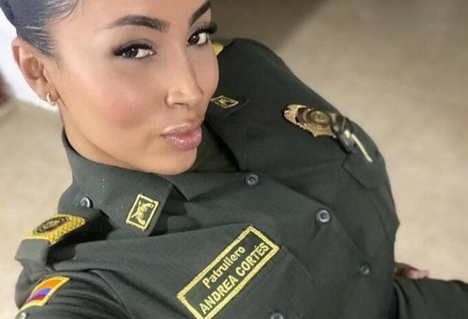 Andrea Cortés Guarín, patrullera (Instagram)