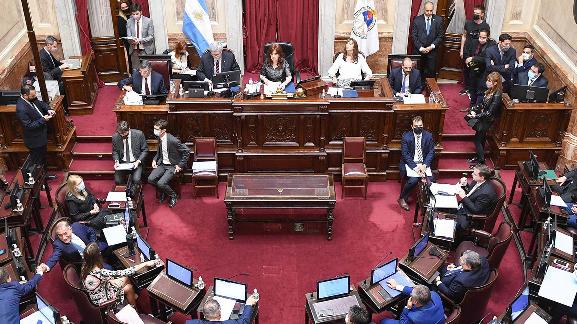 Sesión ordinaria del Senado de la Nación en la que trató la reforma de la Magistratura (Charly Diaz Azcue/Comunicación Senado)