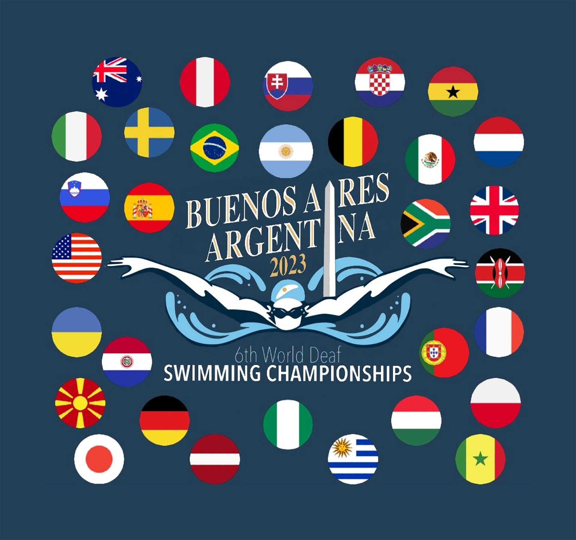 El Mundial de Natación para personas sordas se realizará del 14 al 19 de agosto