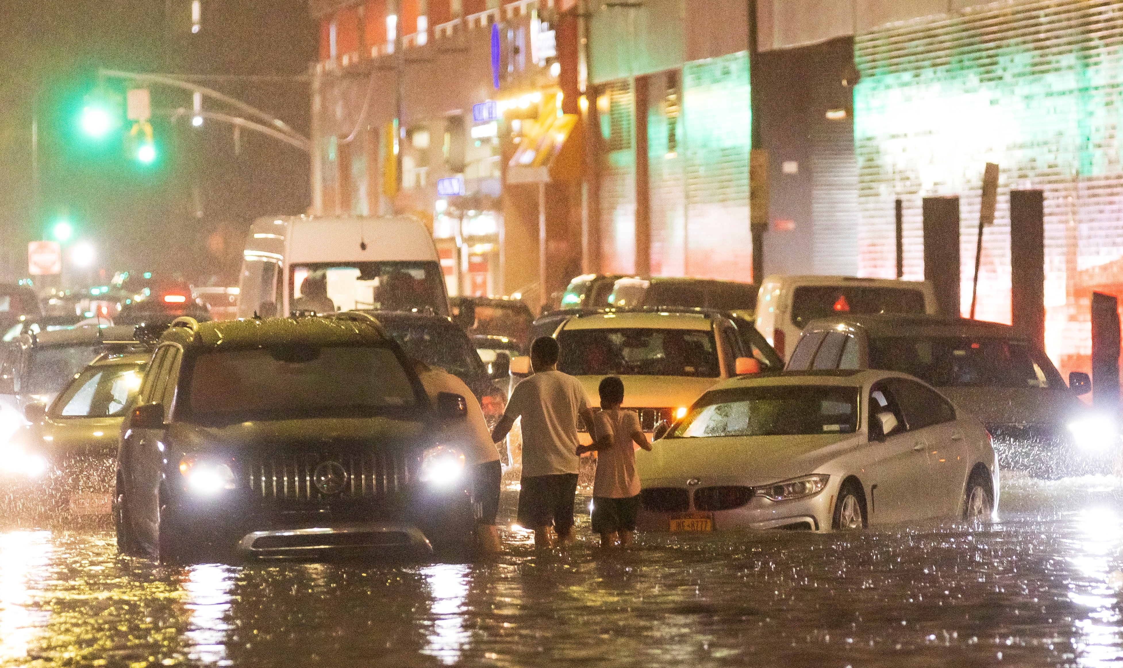 Наводнение в Нью Йорке 2021