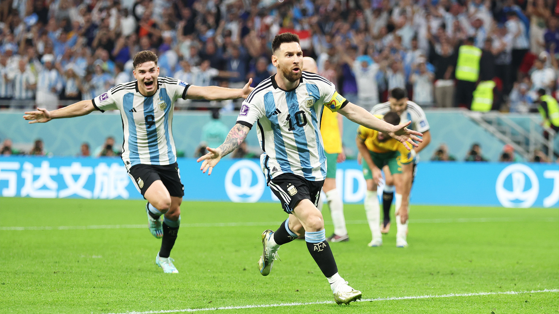 El gol argentino que destrabó el resultado llegó a los 35 minutos de la etapa inicial