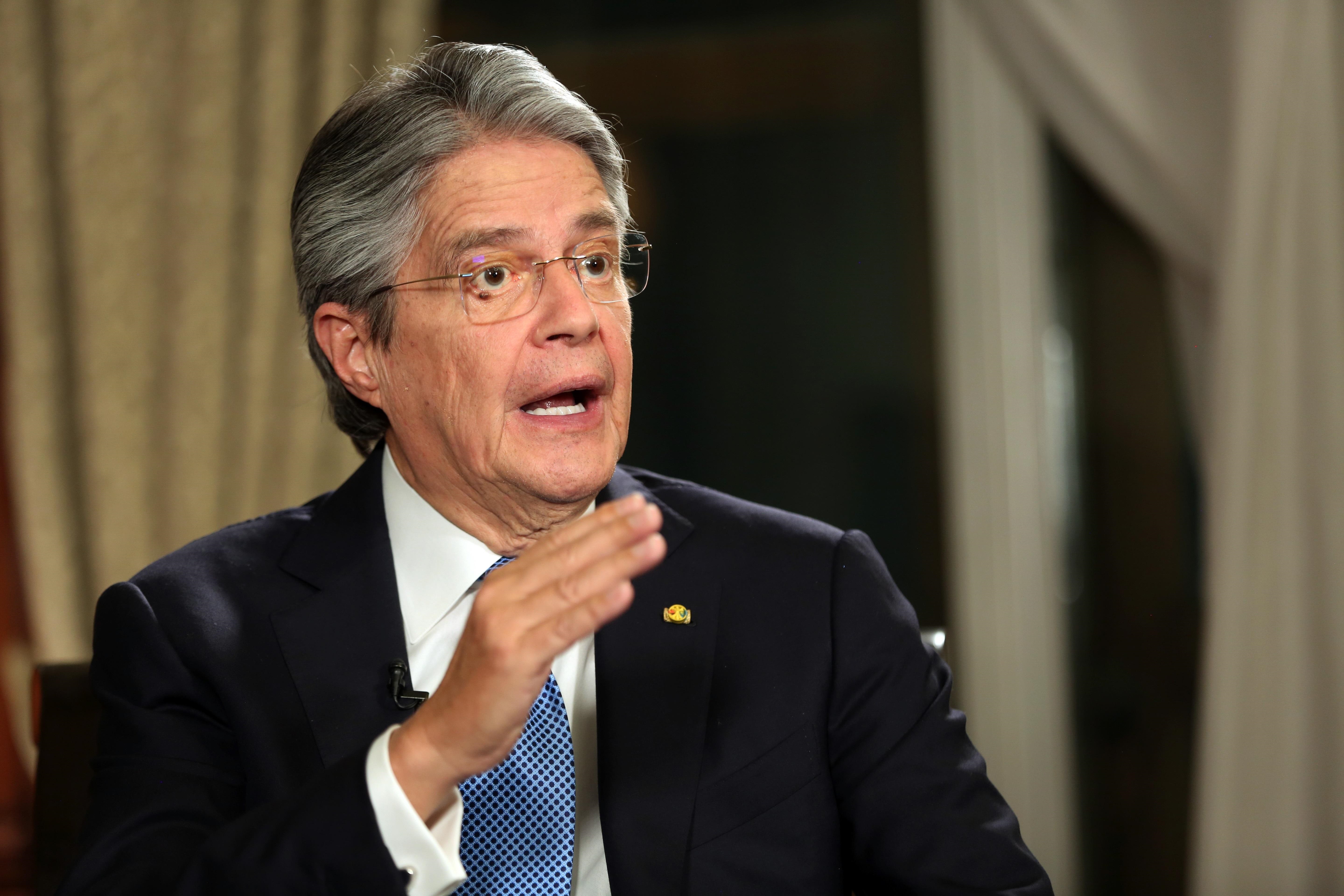 El presidente de Ecuador Guillermo Lasso 